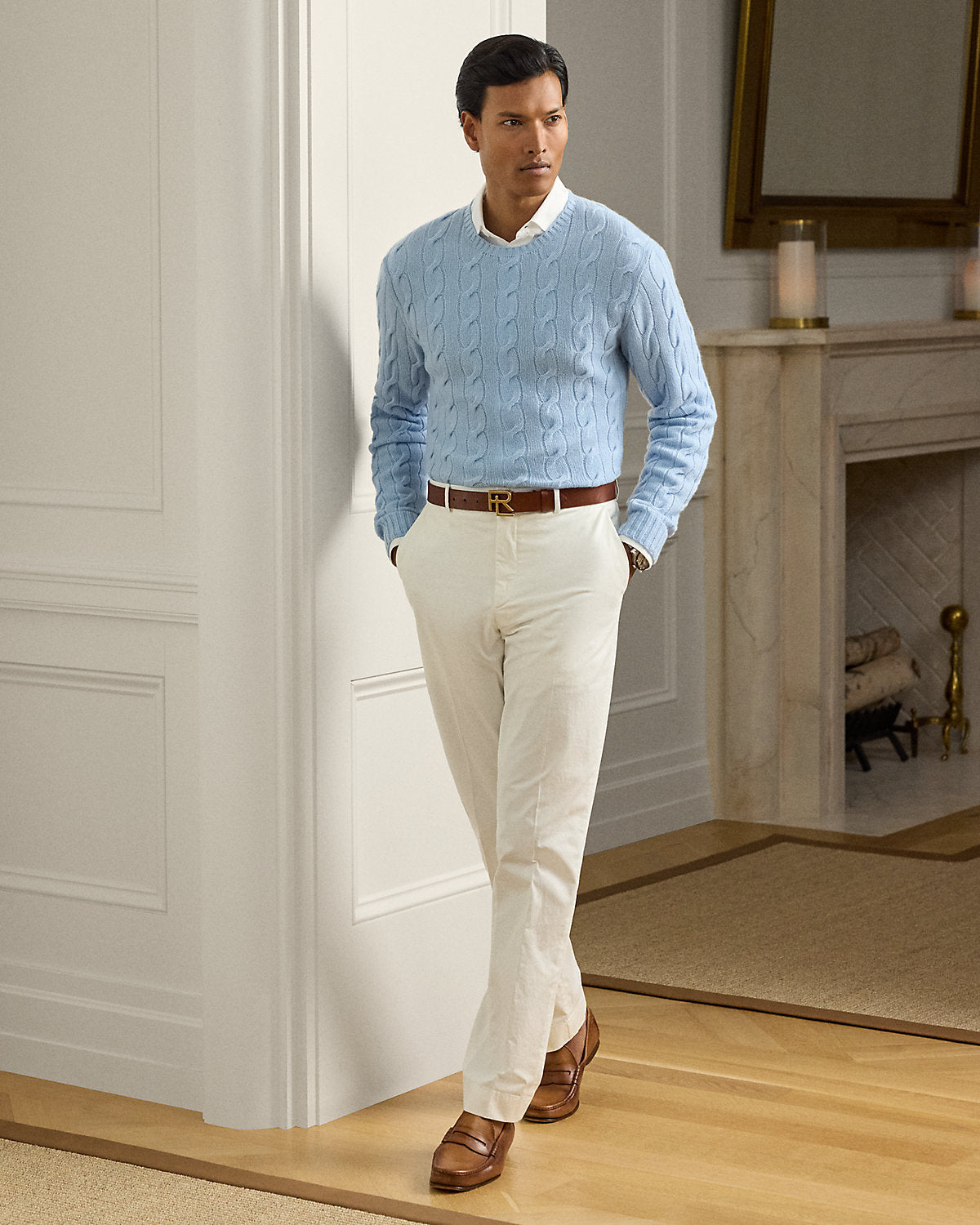 Ralph Lauren CableKnit Cashmere Sweater