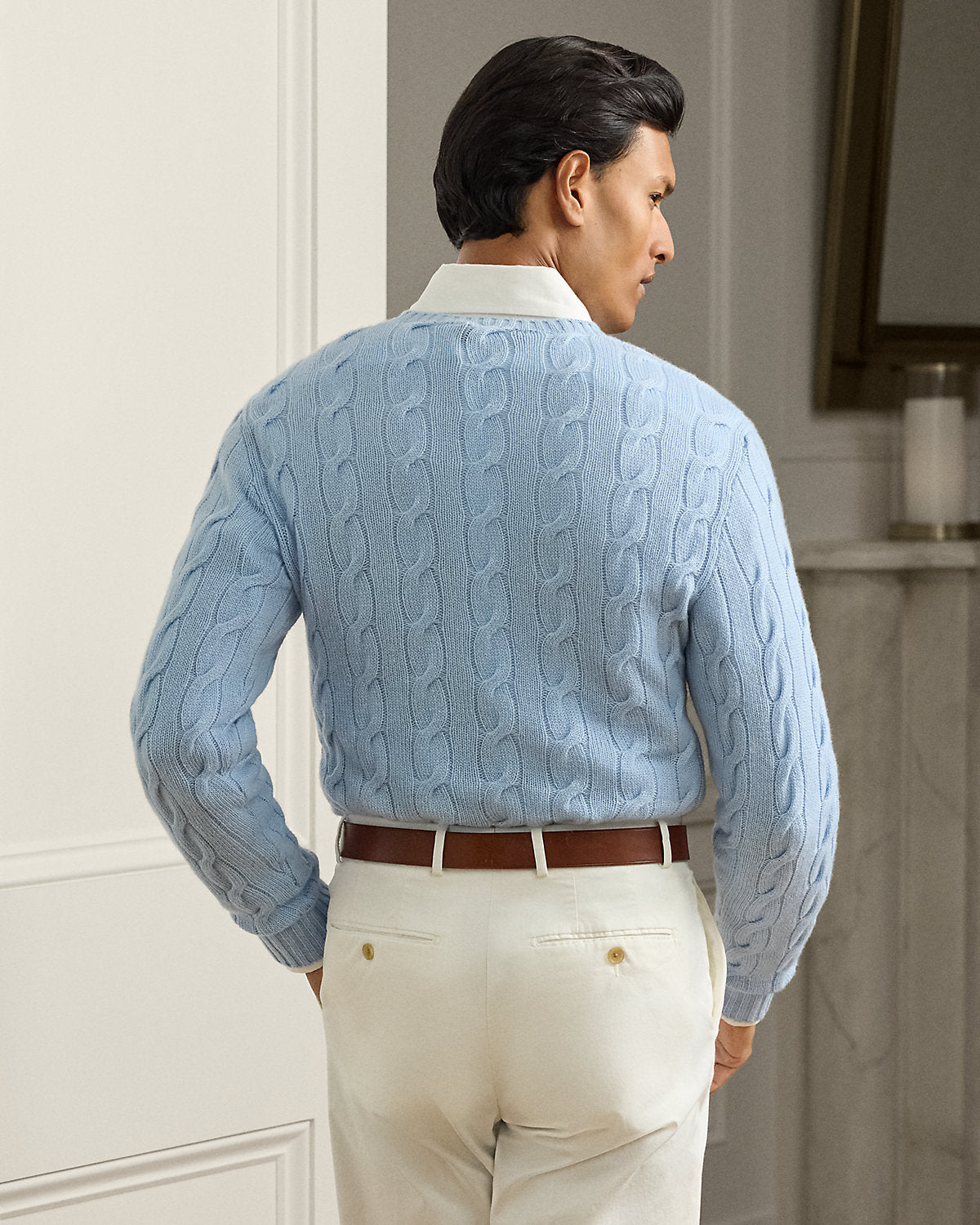 Ralph Lauren CableKnit Cashmere Sweater