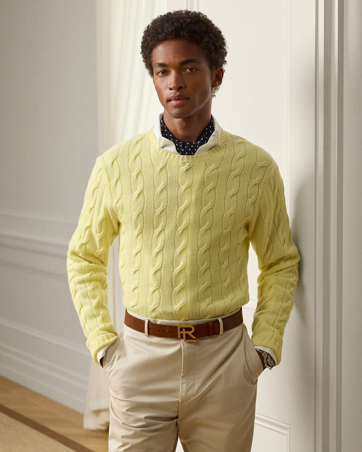Ralph Lauren CableKnit Cashmere Sweater