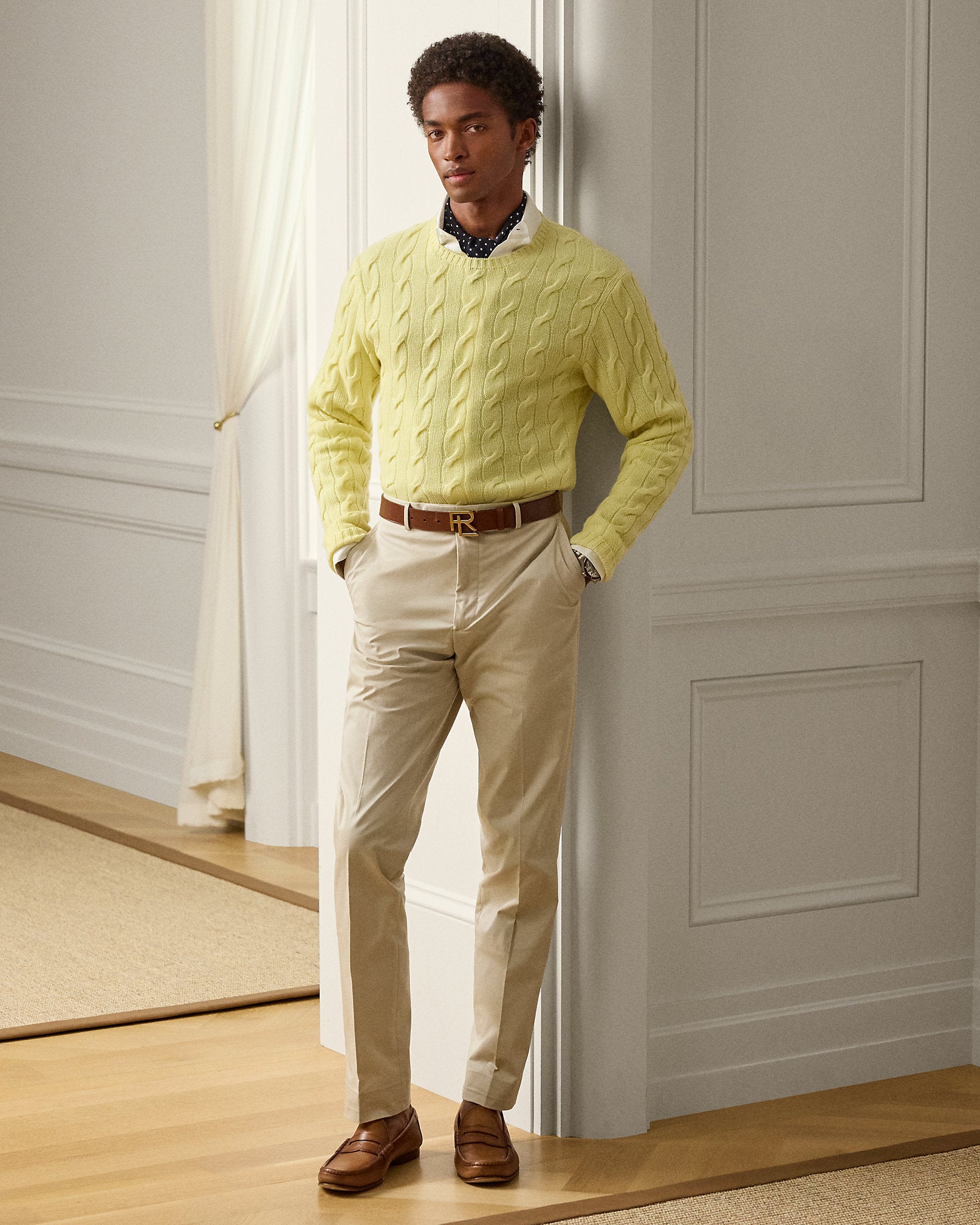 Ralph Lauren CableKnit Cashmere Sweater