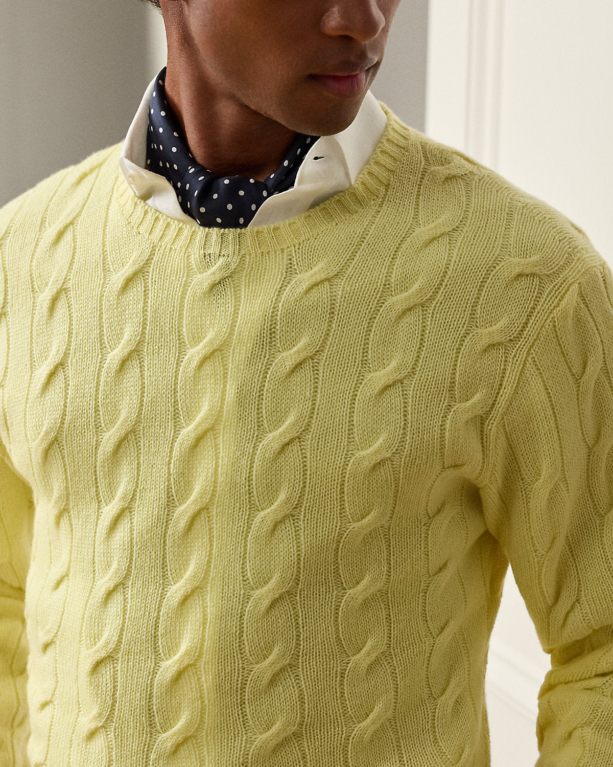 Ralph Lauren CableKnit Cashmere Sweater