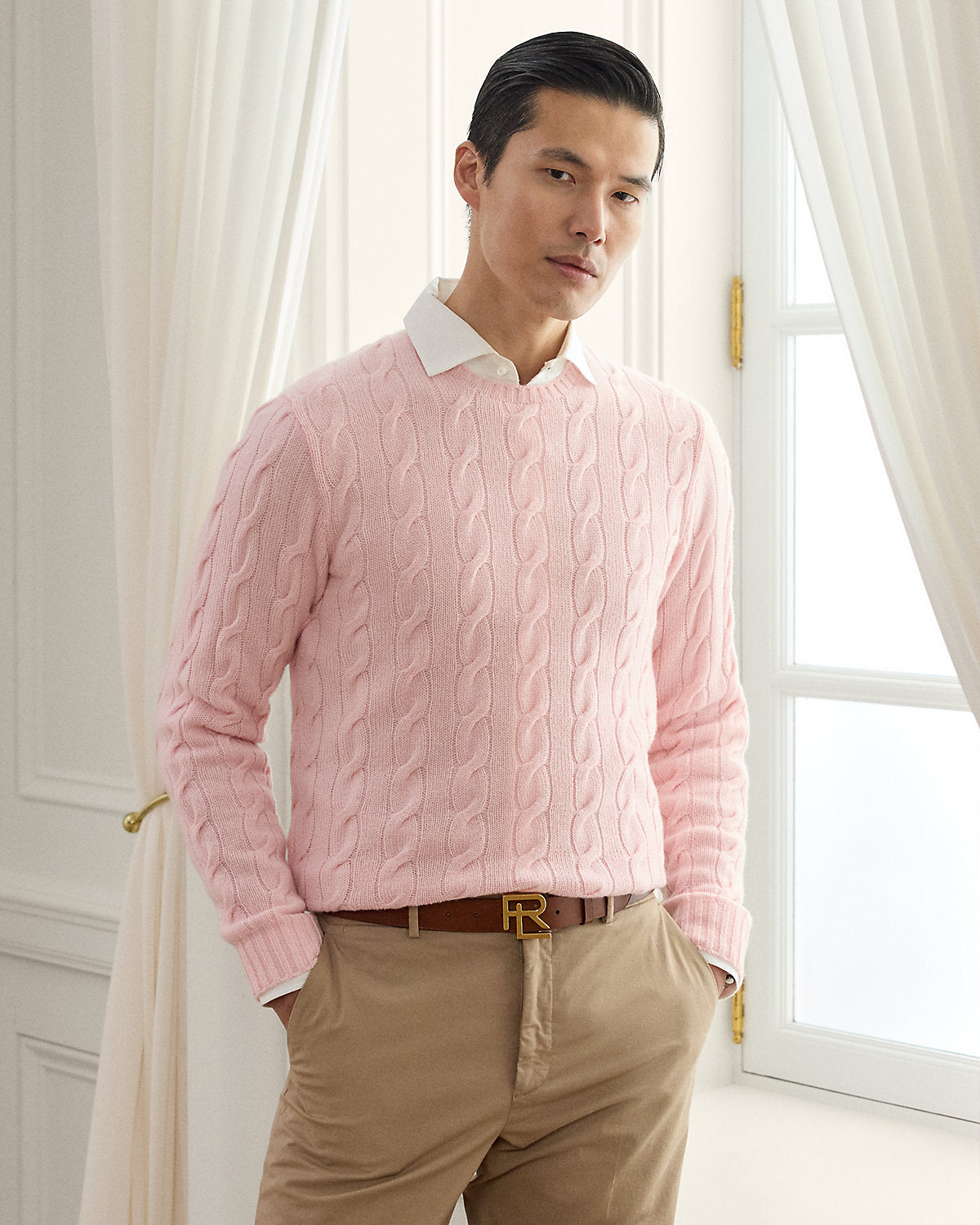 Ralph Lauren CableKnit Cashmere Sweater