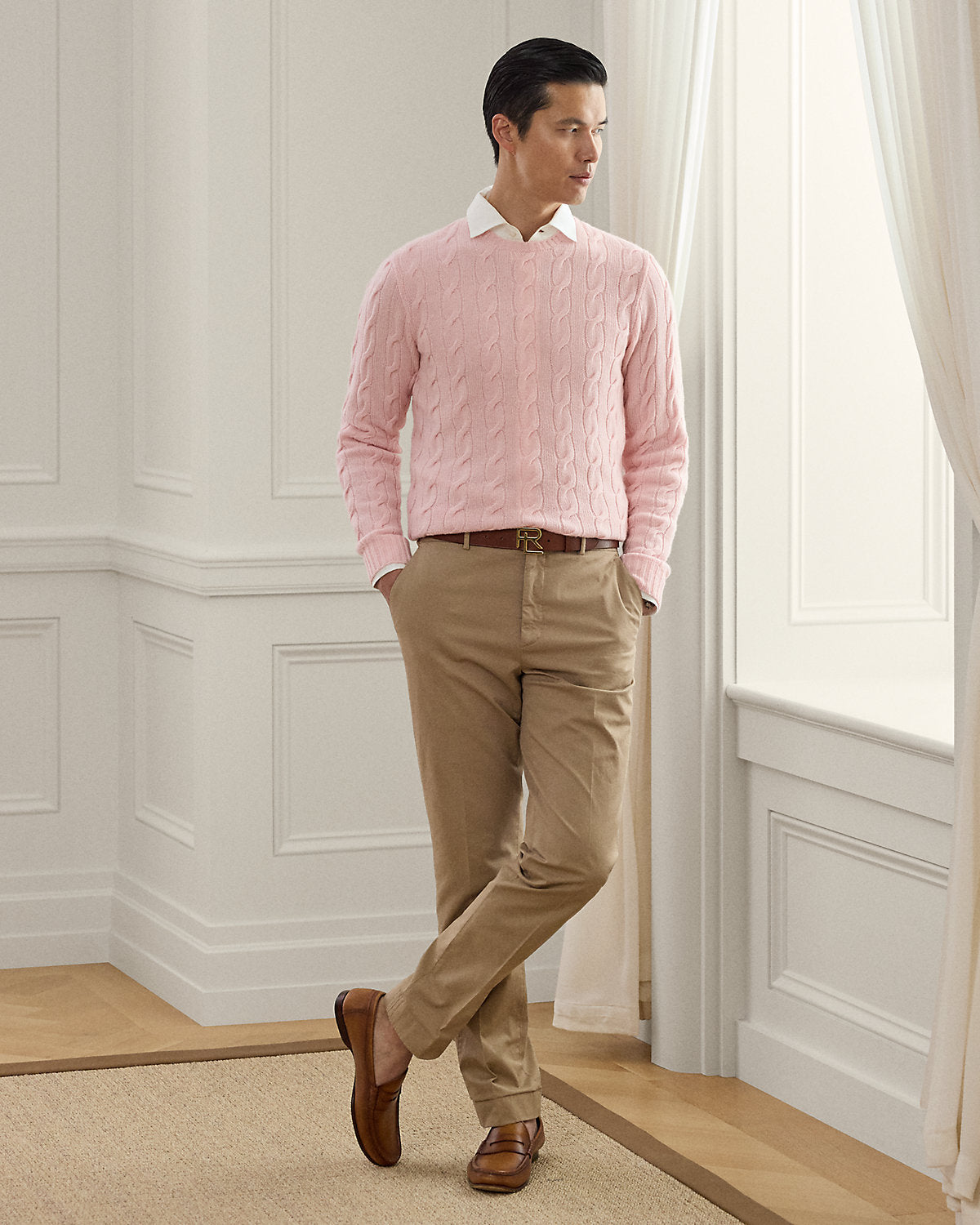 Ralph Lauren CableKnit Cashmere Sweater