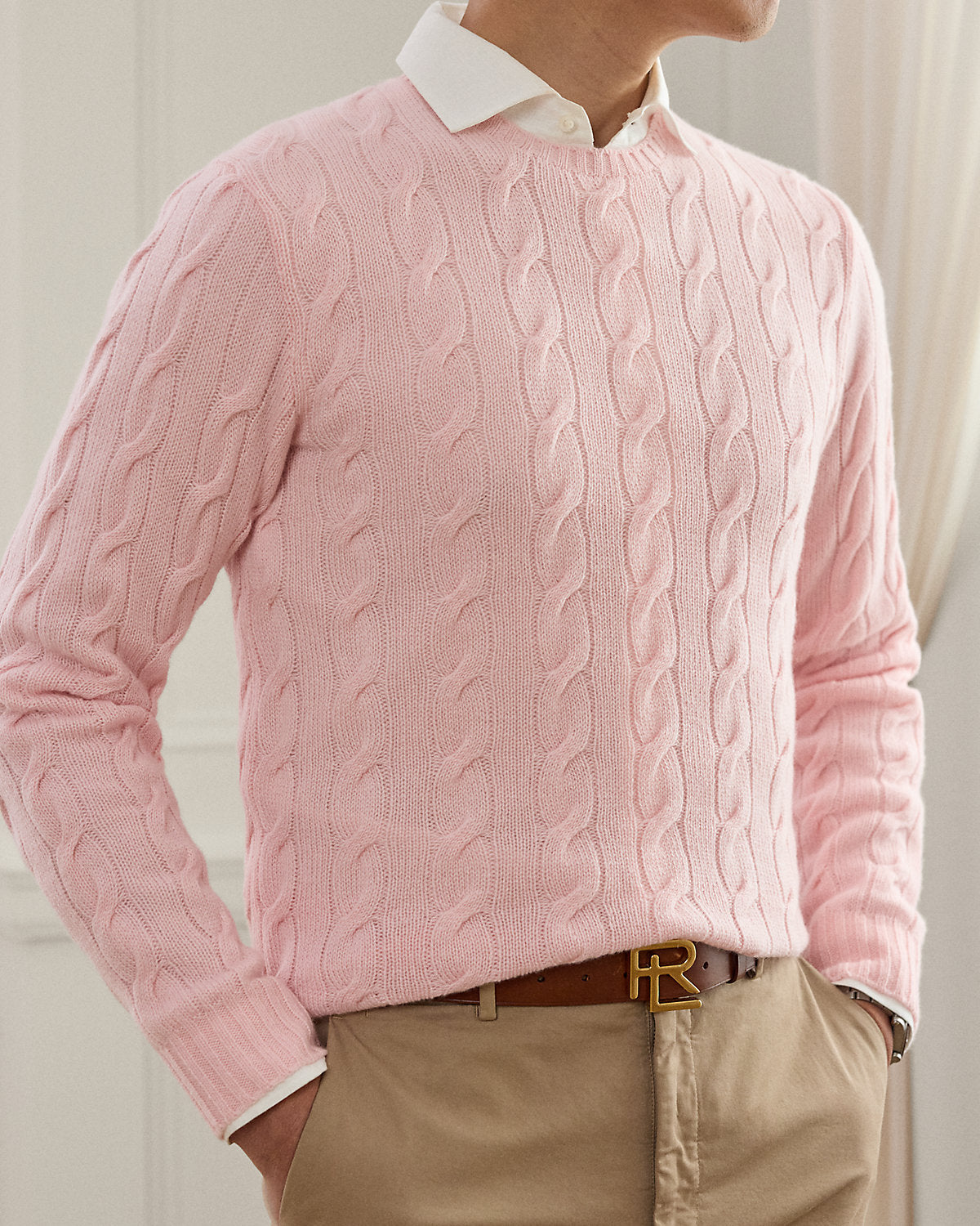 Ralph Lauren CableKnit Cashmere Sweater