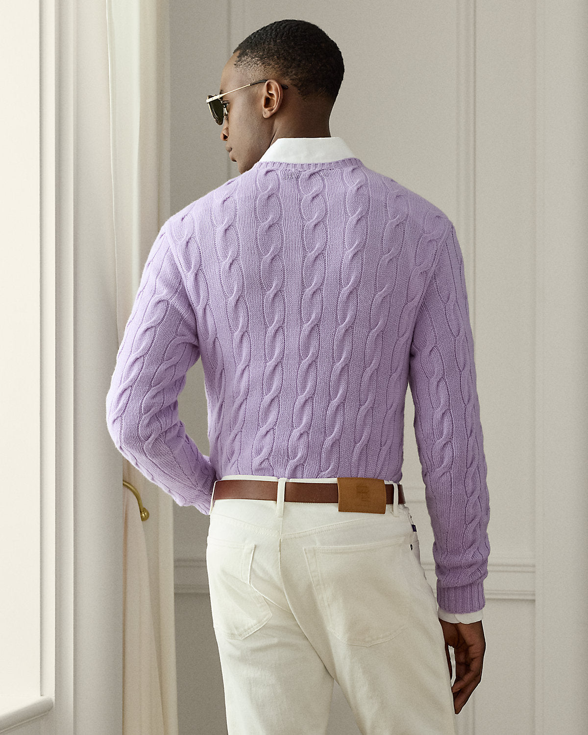 Ralph Lauren CableKnit Cashmere Sweater