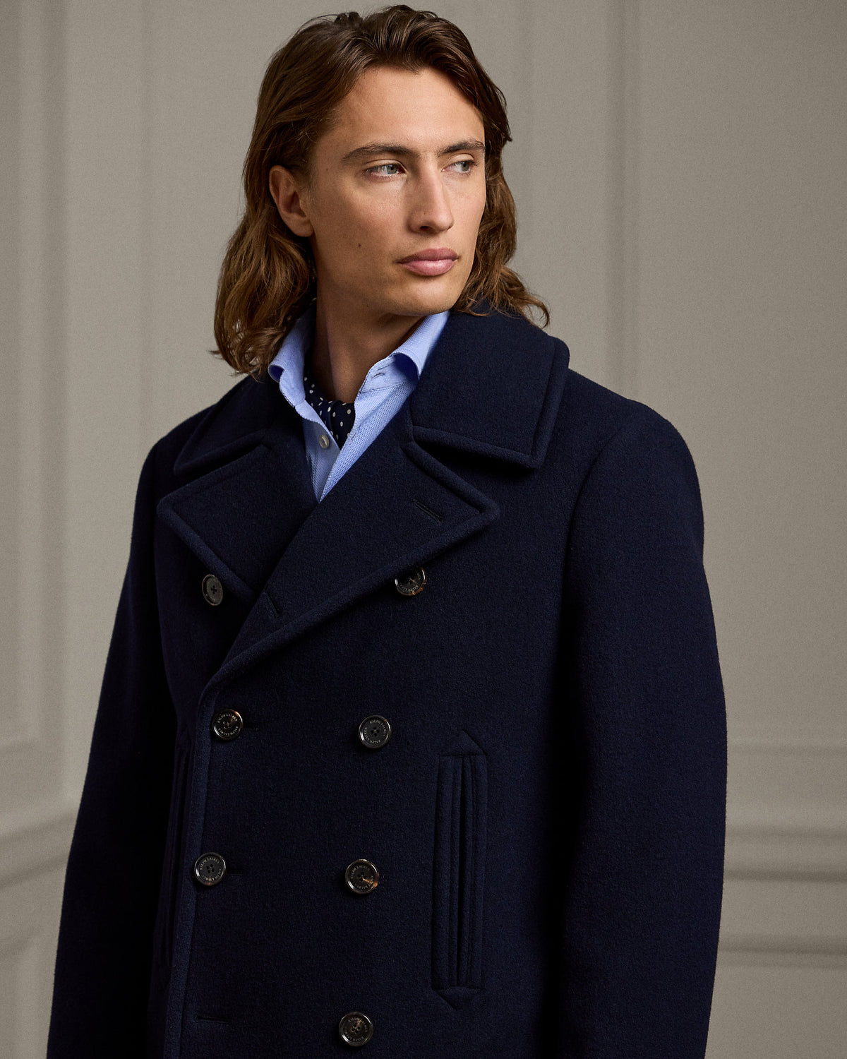Ralph Lauren Fullerton WoolCashmere Peacoat