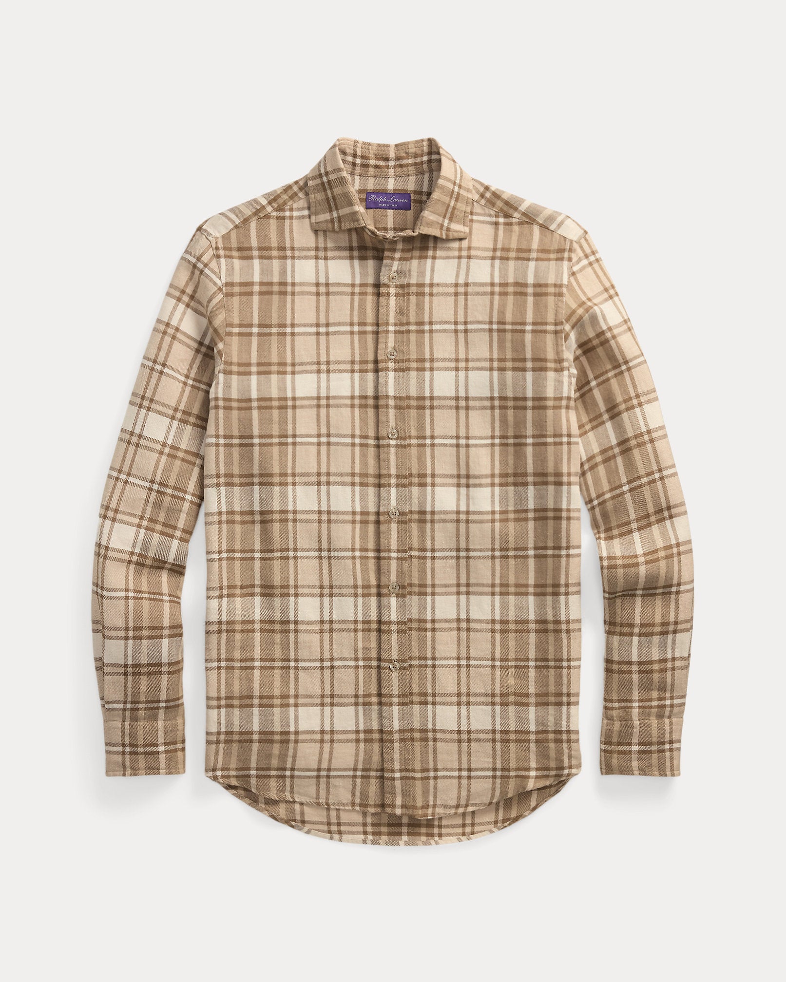 Ralph Lauren Plaid LinenCotton Twill Shirt
