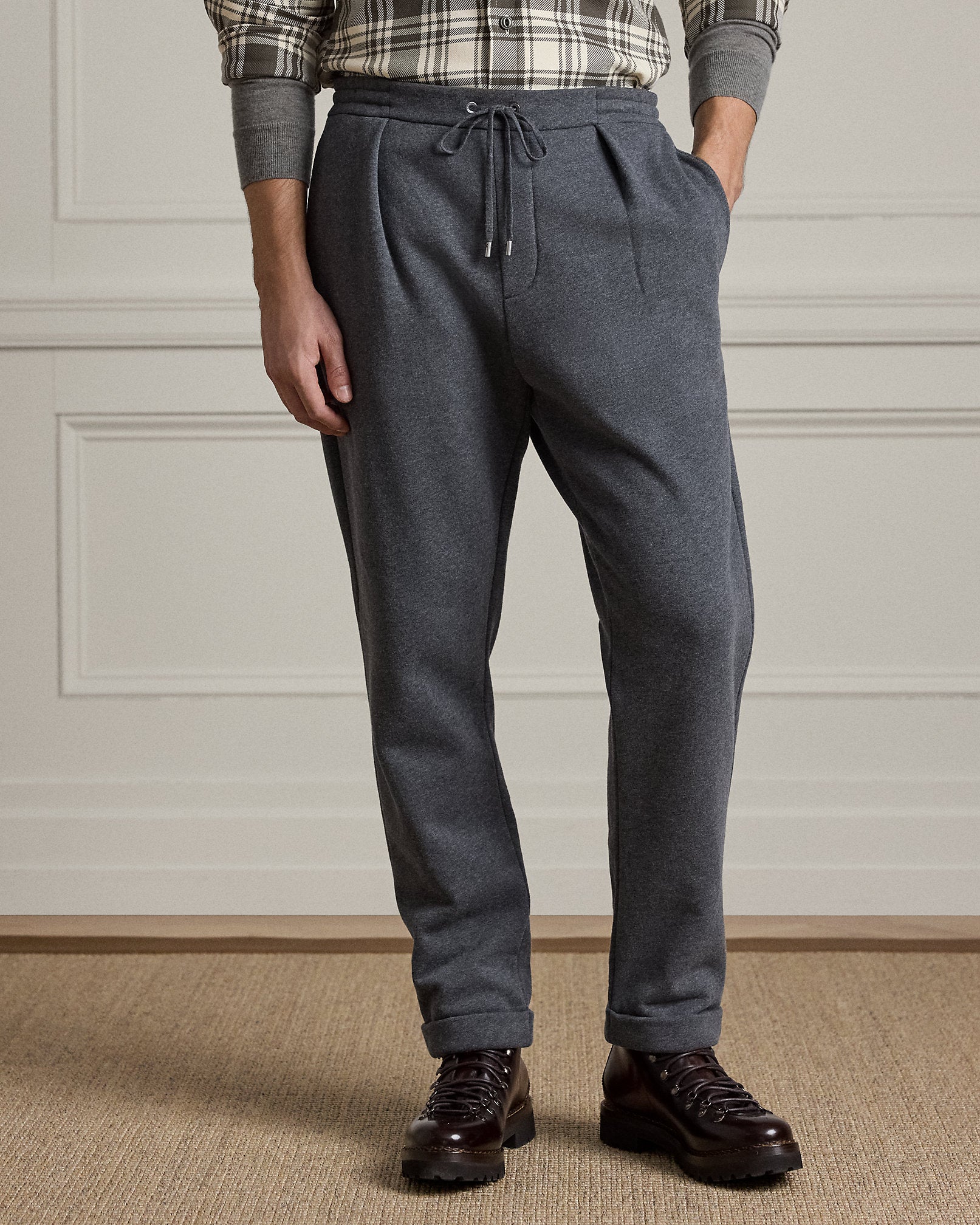 Ralph Lauren CottonCashmere Fleece Drawstring Pant