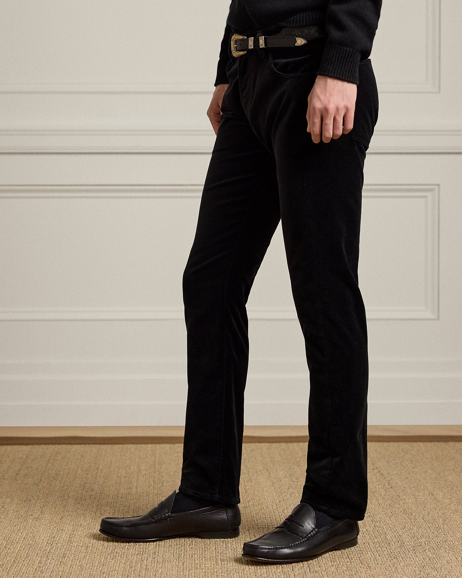 Ralph Lauren Slim Fit Velvet FivePocket Pant
