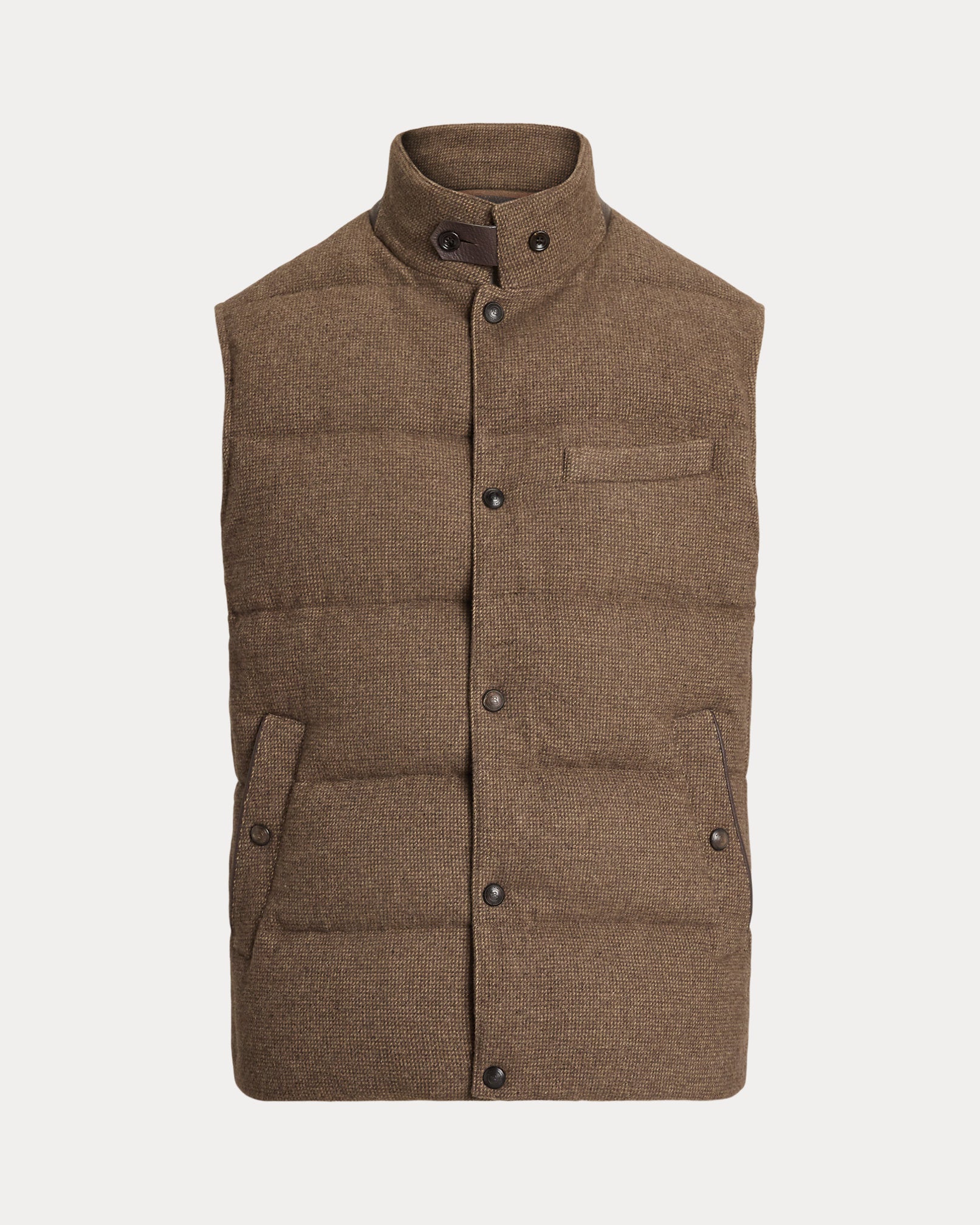 Ralph Lauren Whitwell WoolBlend Tweed Down Vest