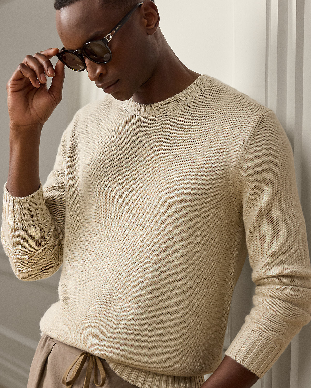 Ralph Lauren SilkLinen Crewneck Sweater