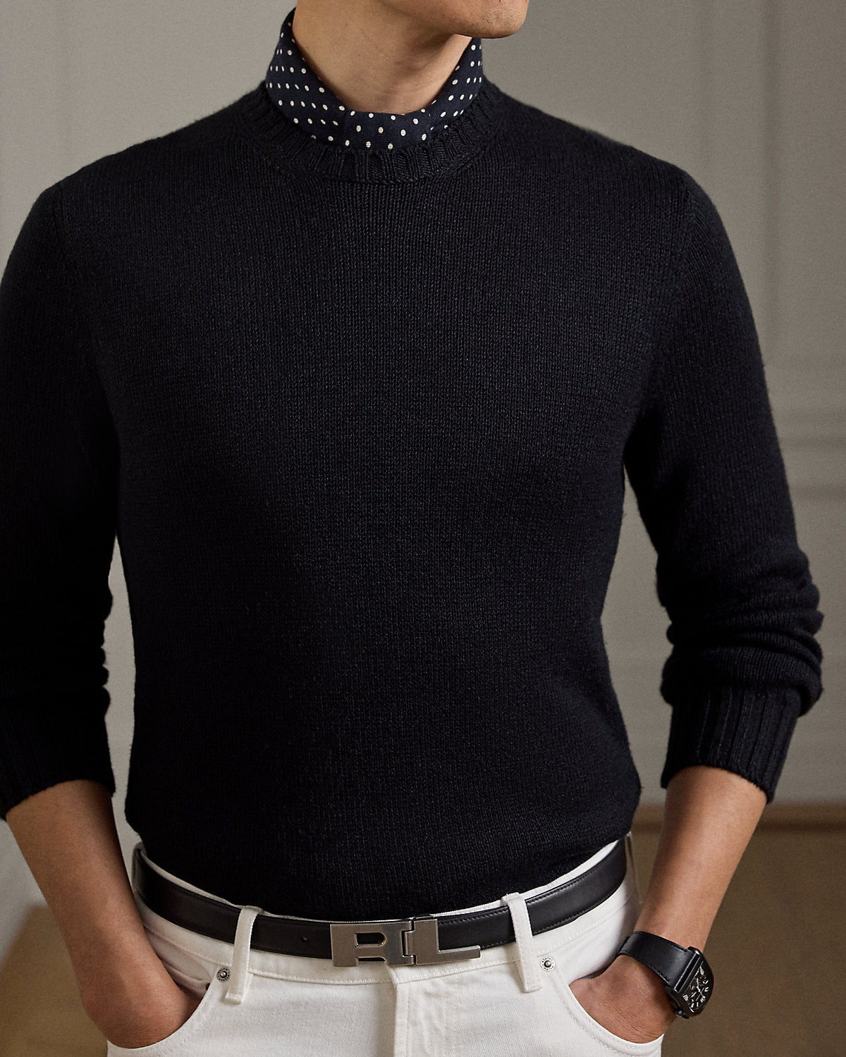 Ralph Lauren SilkLinen Crewneck Sweater