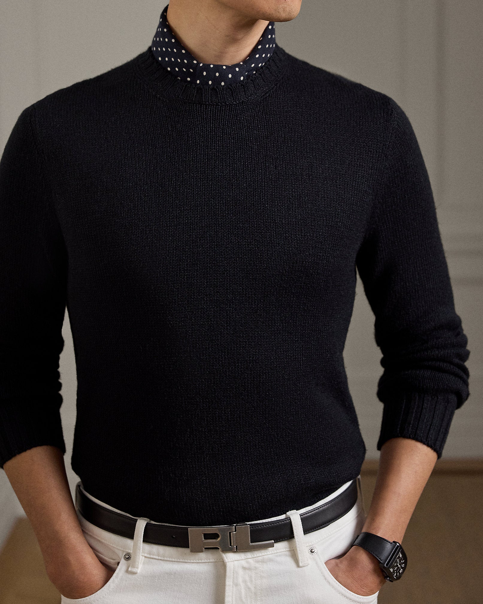Ralph Lauren SilkLinen Crewneck Sweater