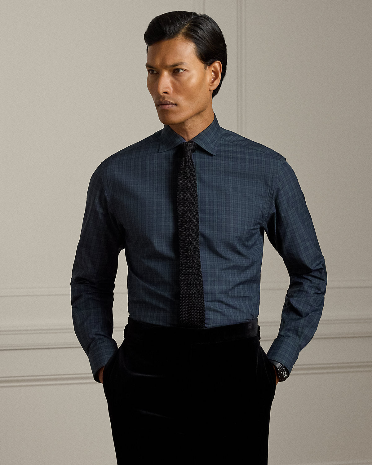 Ralph Lauren MicroPlaid Poplin Shirt