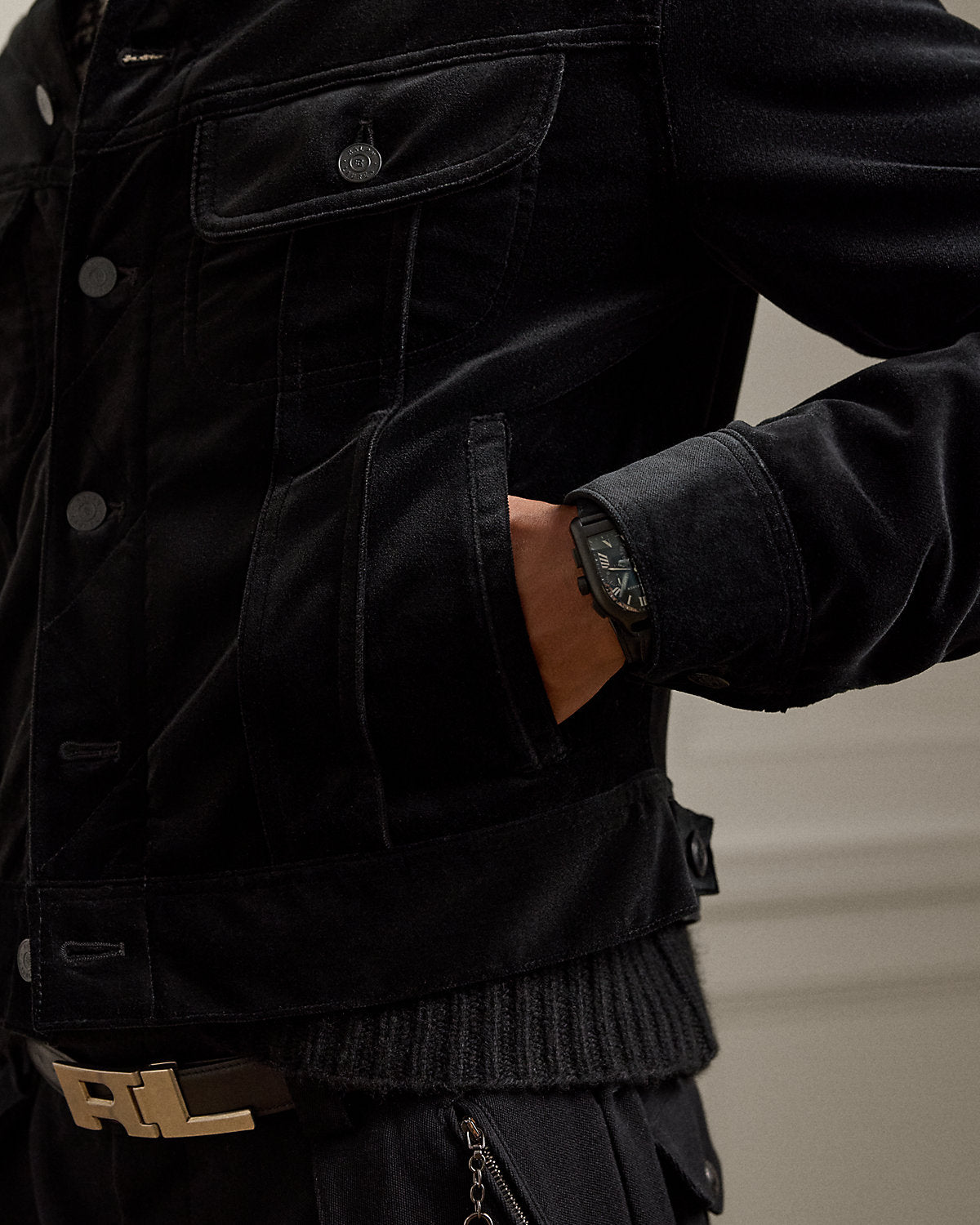 Ralph Lauren Velvet Trucker Jacket