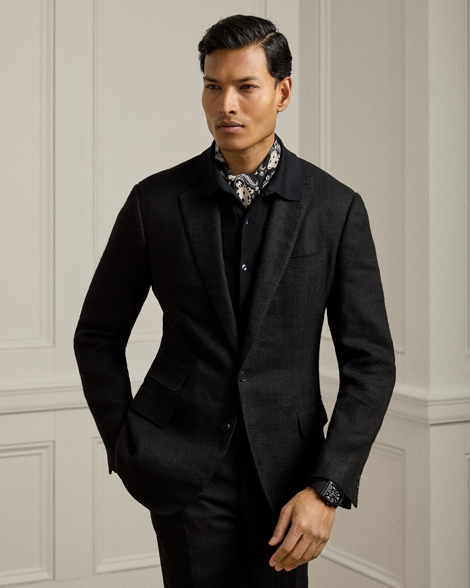 Ralph Lauren Kent HandTailored Herringbone Jacket