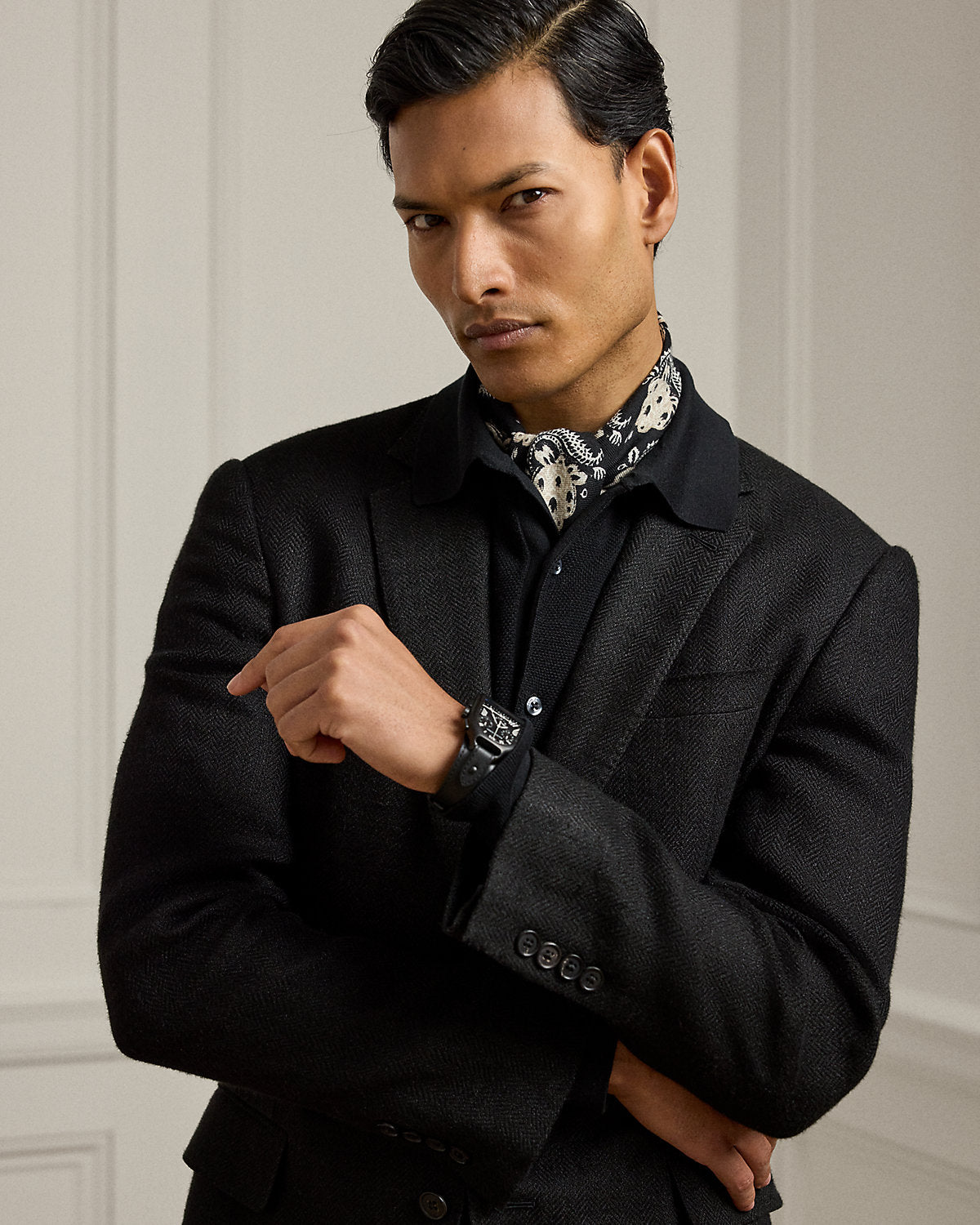 Ralph Lauren Kent HandTailored Herringbone Jacket