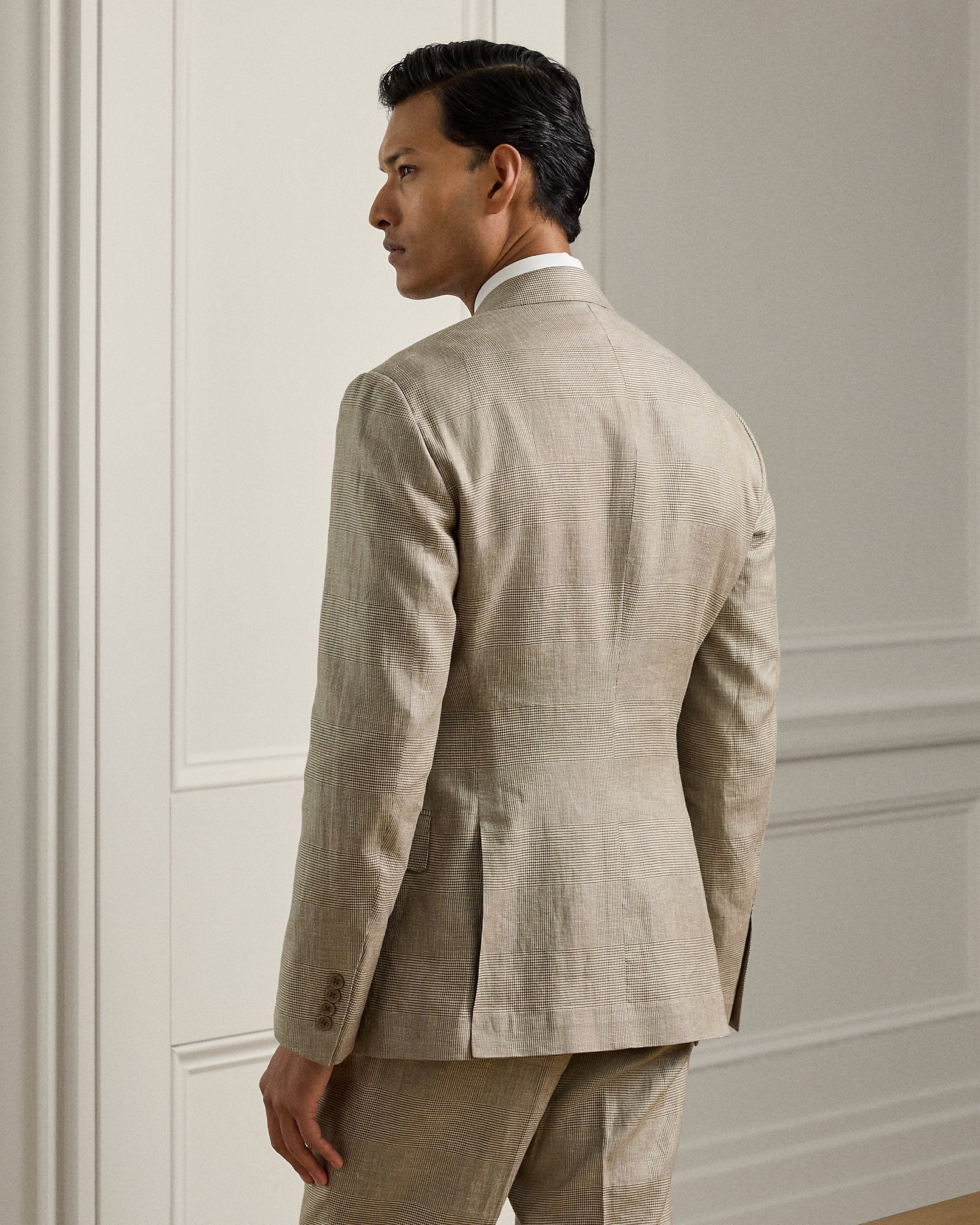 Ralph Lauren Kent HandTailored Glen Plaid Jacket