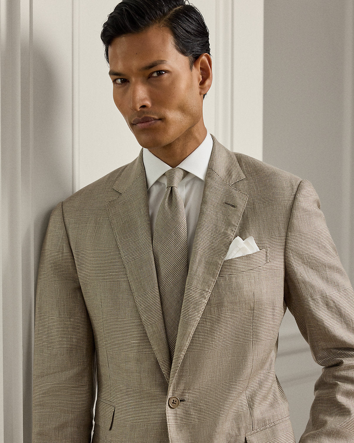 Ralph Lauren Kent HandTailored Glen Plaid Jacket