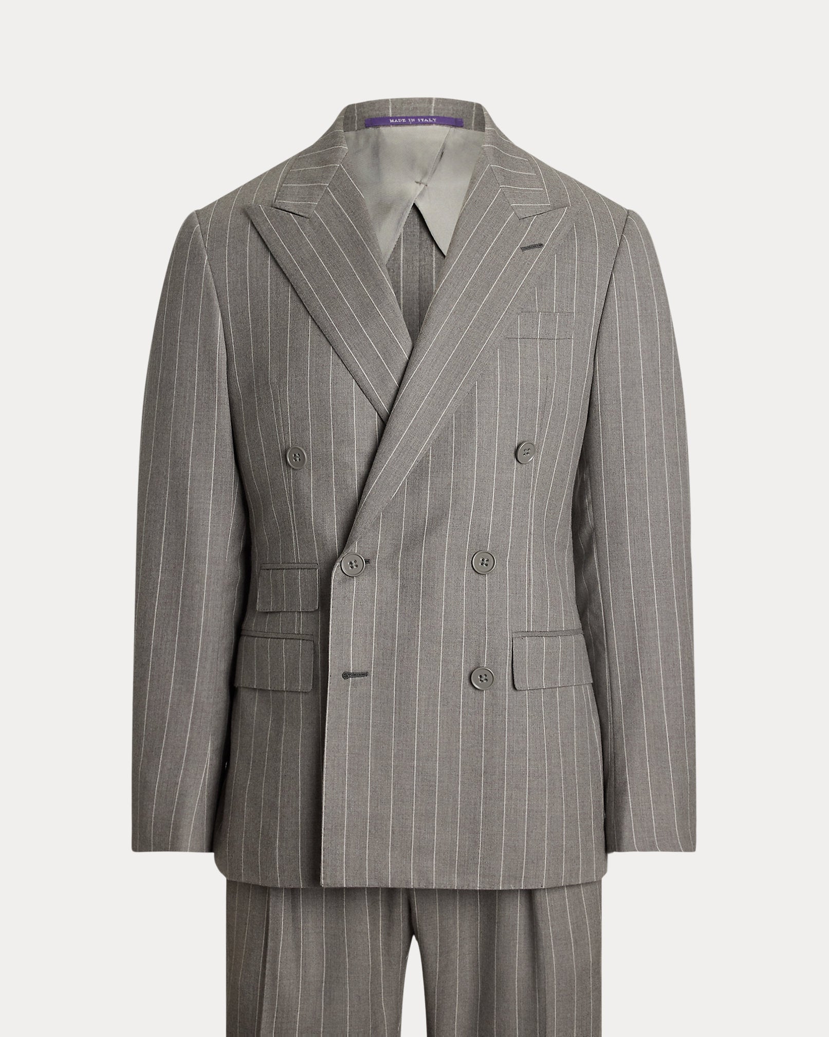Ralph Lauren Kent HandTailored Pinstripe Wool Suit
