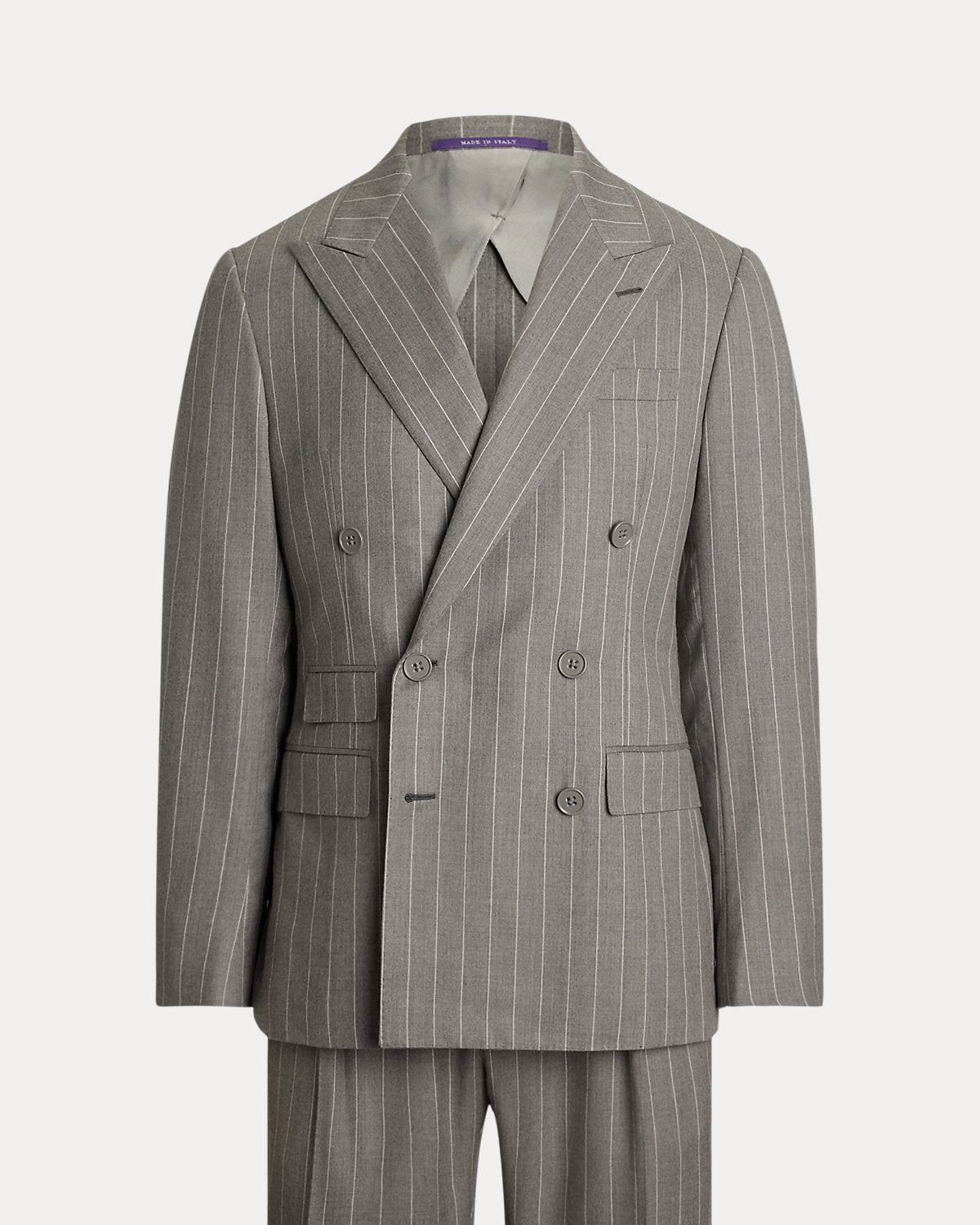 Ralph Lauren Kent HandTailored Pinstripe Wool Suit
