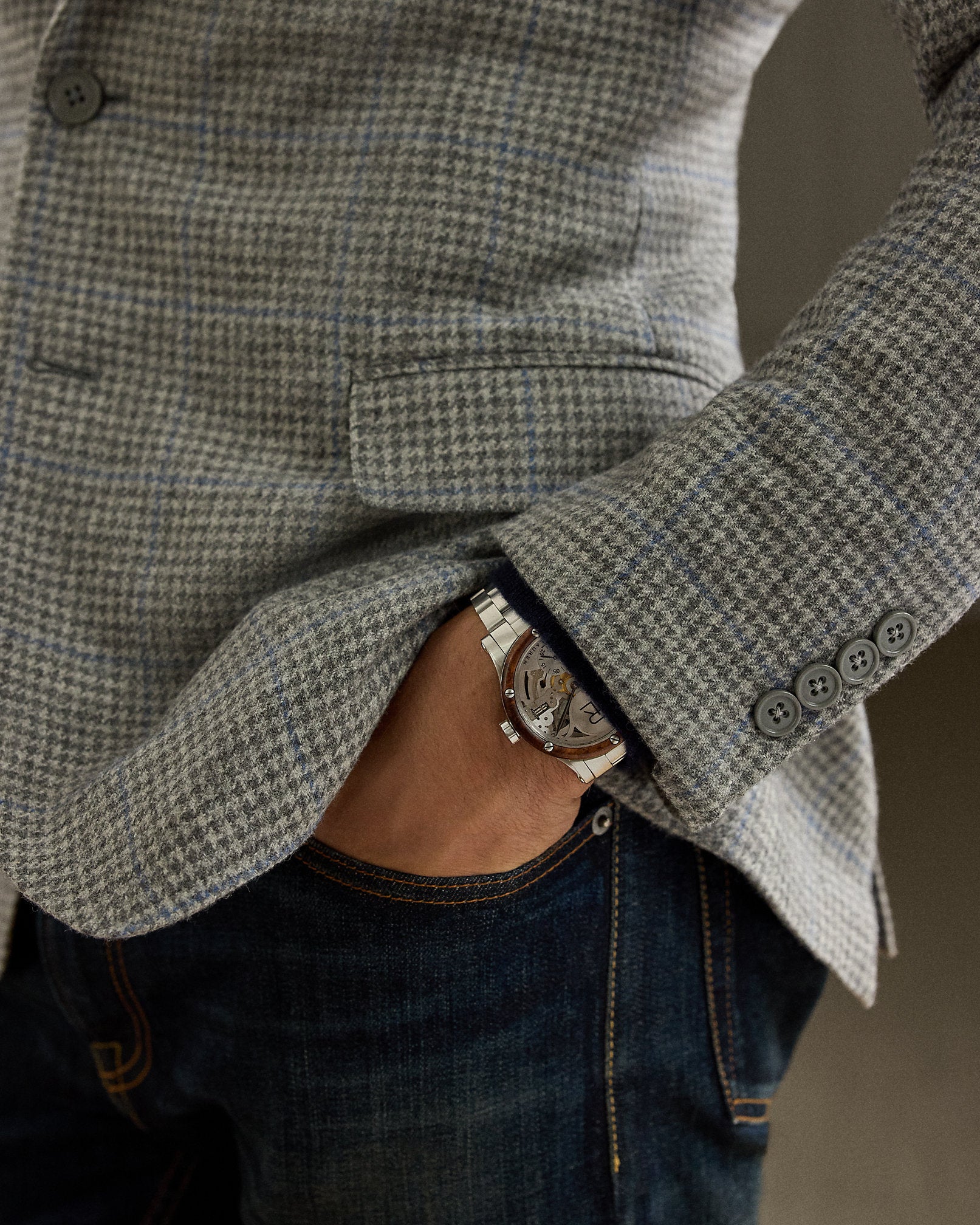 Ralph Lauren Kent HandTailored Houndstooth Jacket