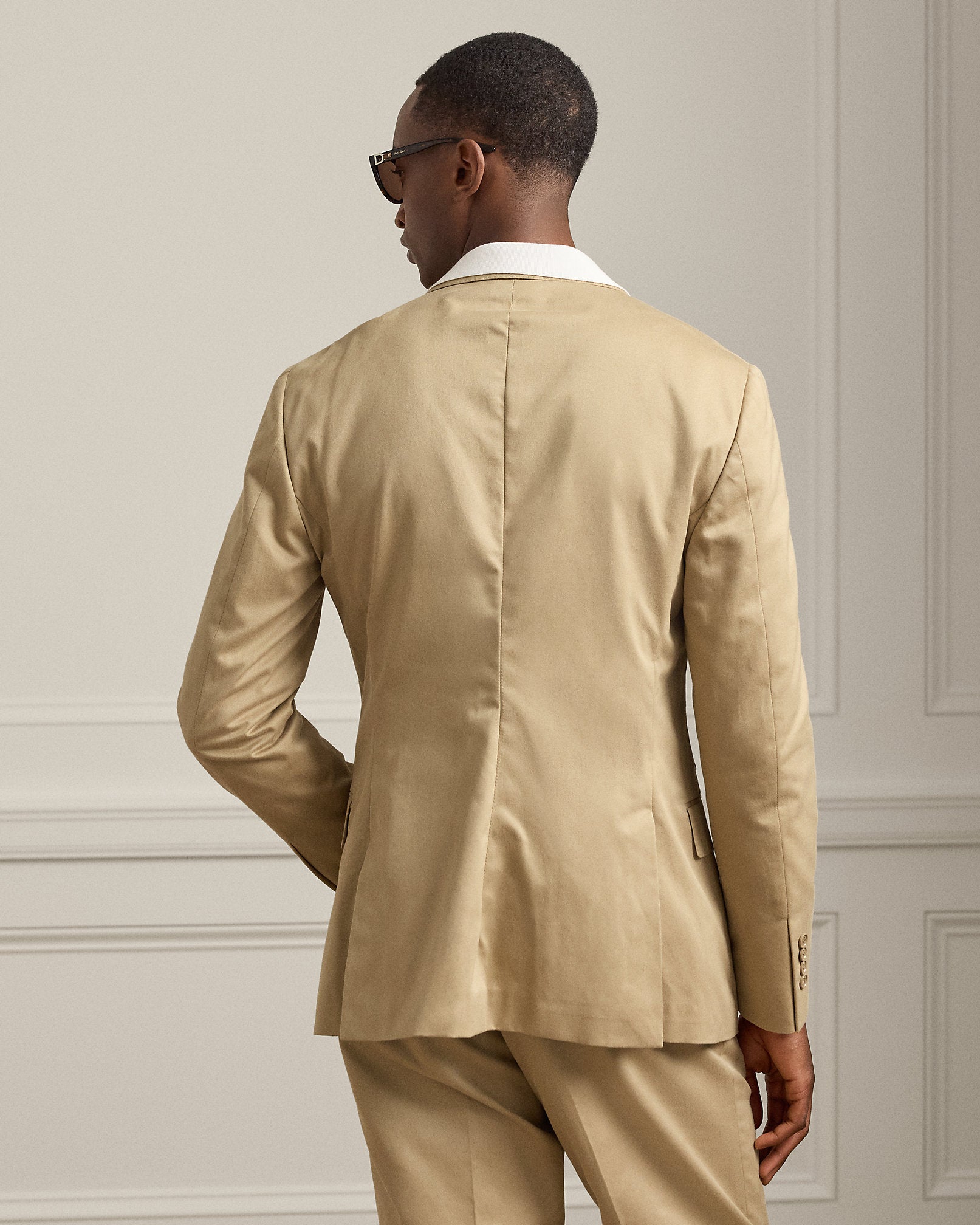 Ralph Lauren Kent HandTailored Sateen Suit Jacket