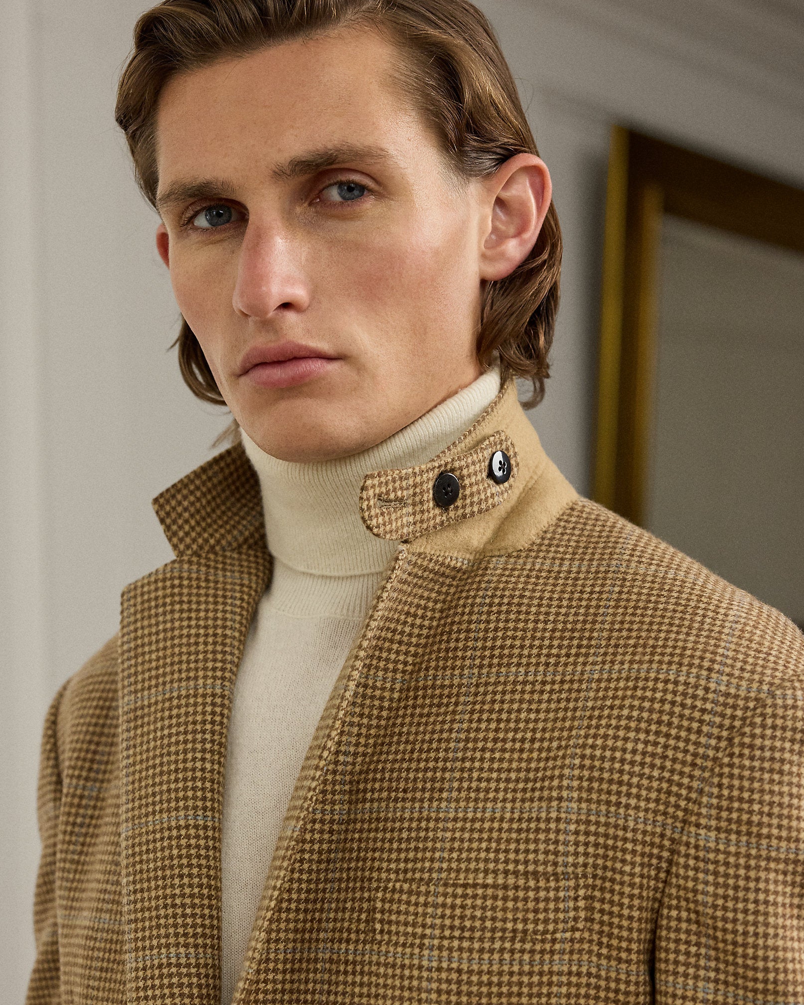 Ralph Lauren Kent HandTailored Houndstooth Jacket