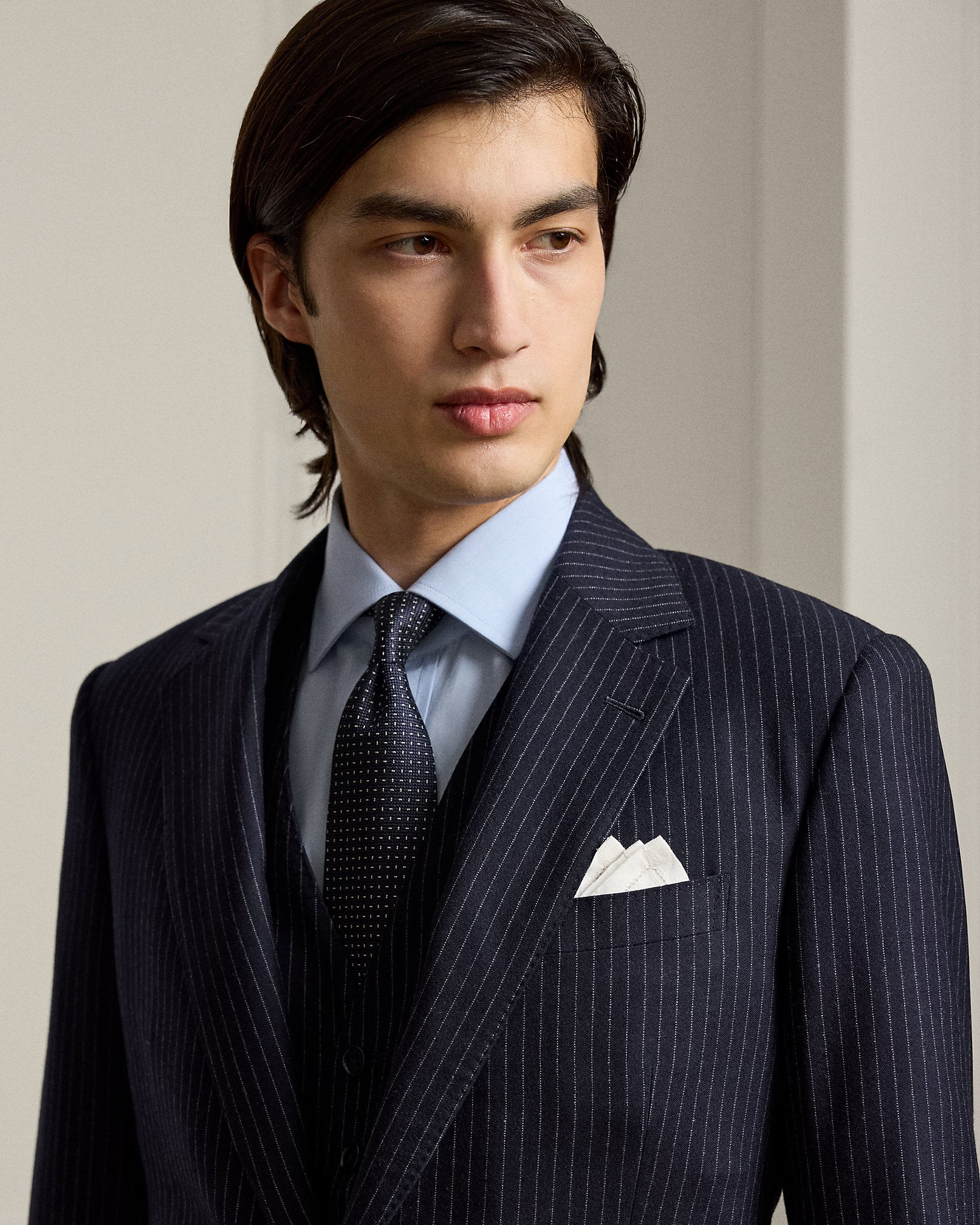 Ralph Lauren Gregory HandTailored Striped Wool Suit