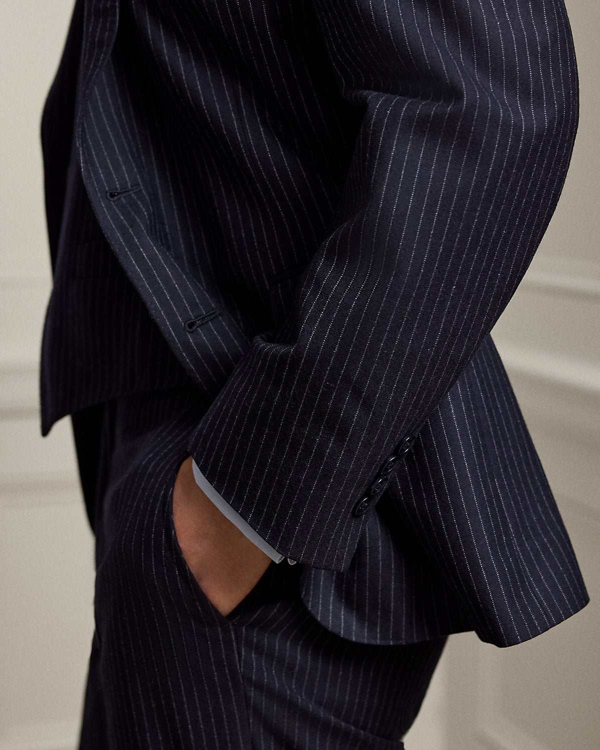Ralph Lauren Gregory HandTailored Striped Wool Suit