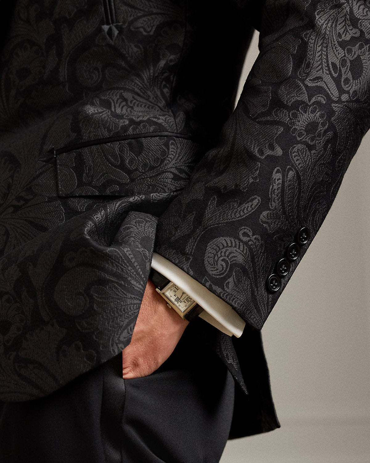 Ralph Lauren Gregory HandTailored Paisley Jacket