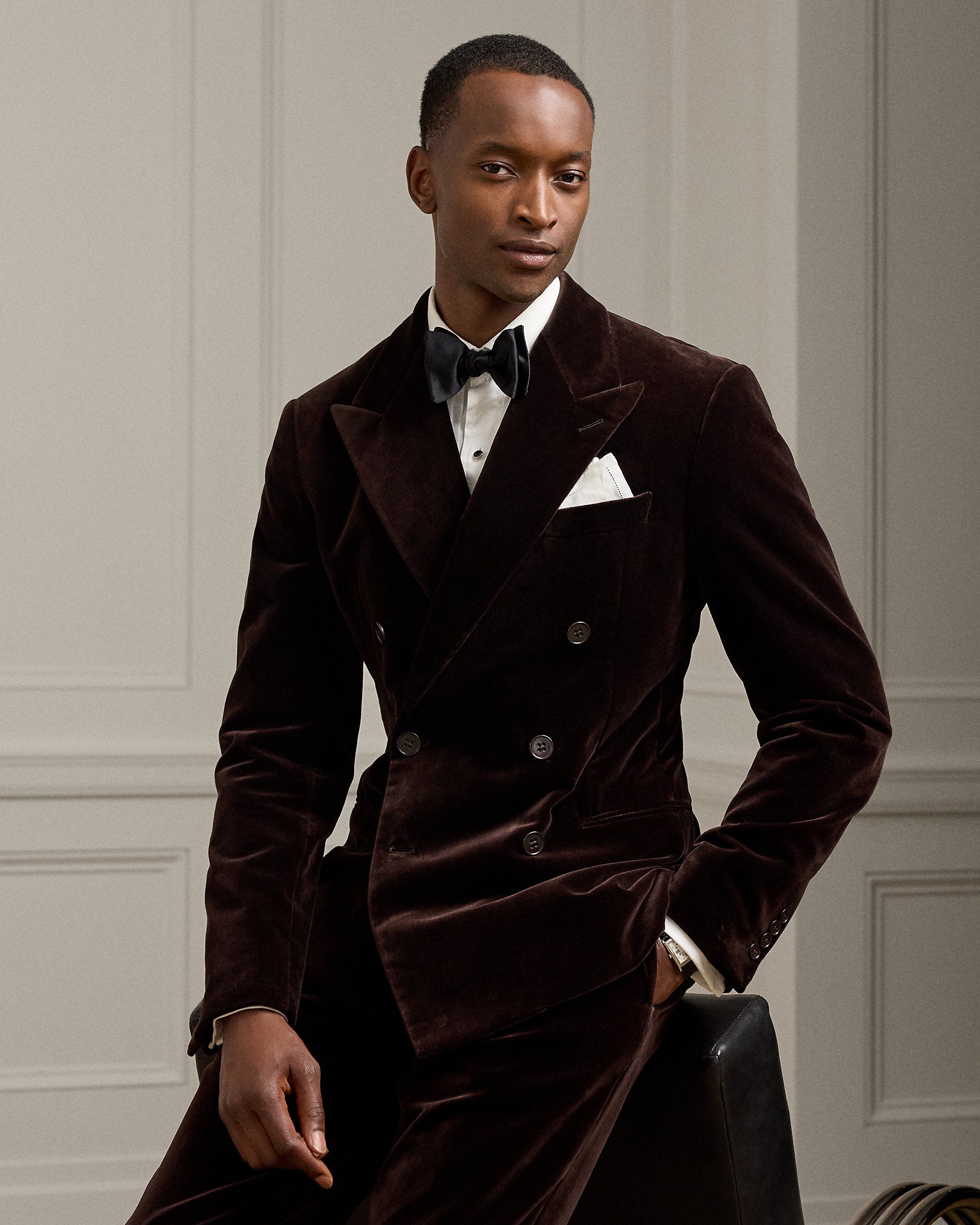 Ralph Lauren Kent HandTailored Velvet Jacket