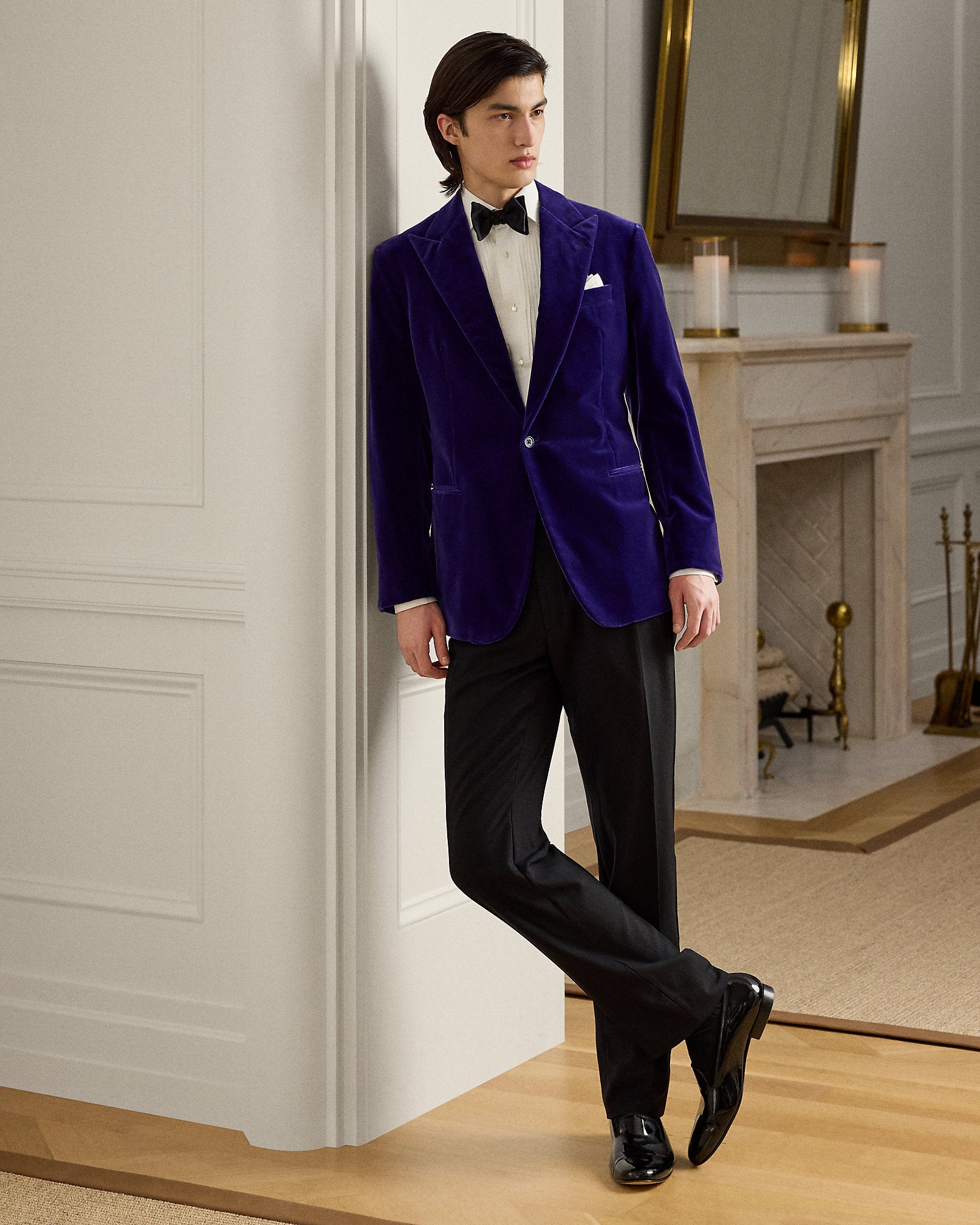 Ralph Lauren Kent HandTailored Velvet Jacket