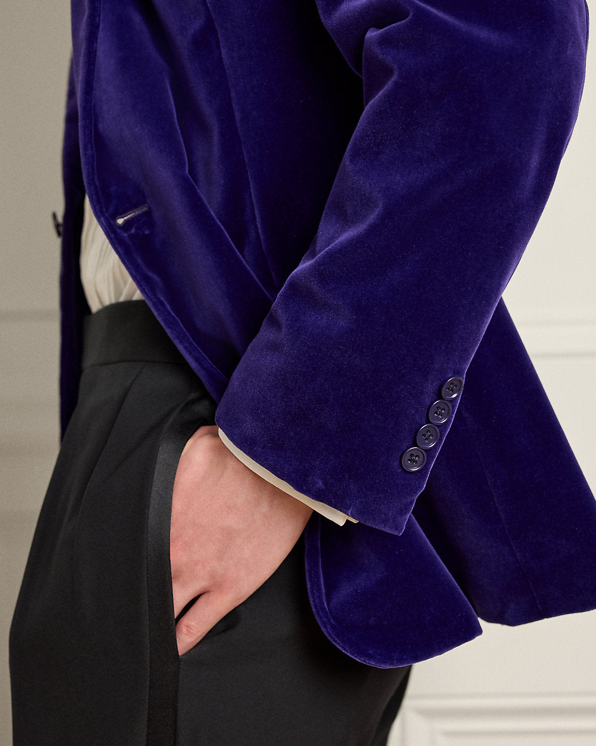Ralph Lauren Kent HandTailored Velvet Jacket