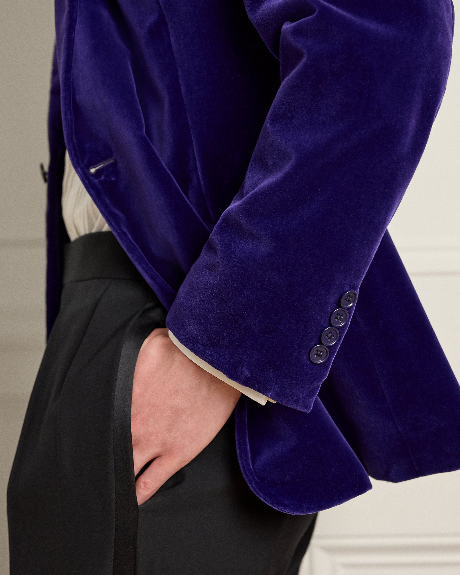 Ralph Lauren Kent HandTailored Velvet Jacket