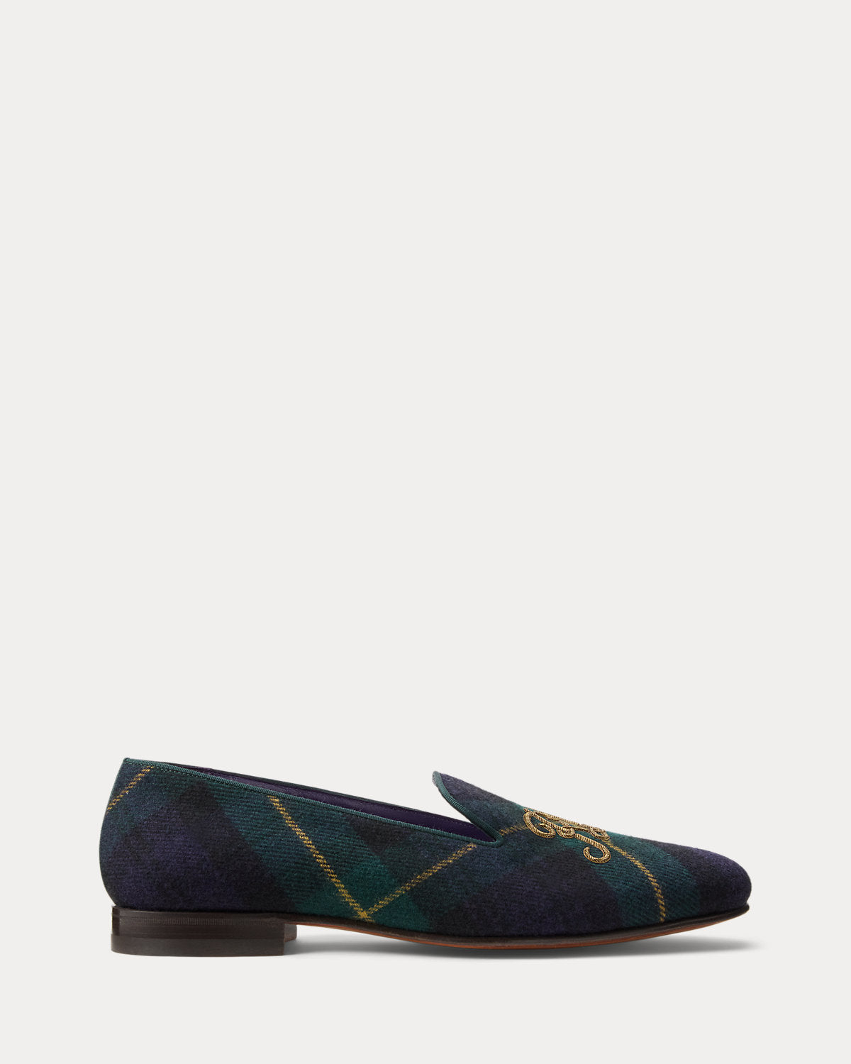 Ralph Lauren Alonzo Plaid Woolblend Slipper Gordon