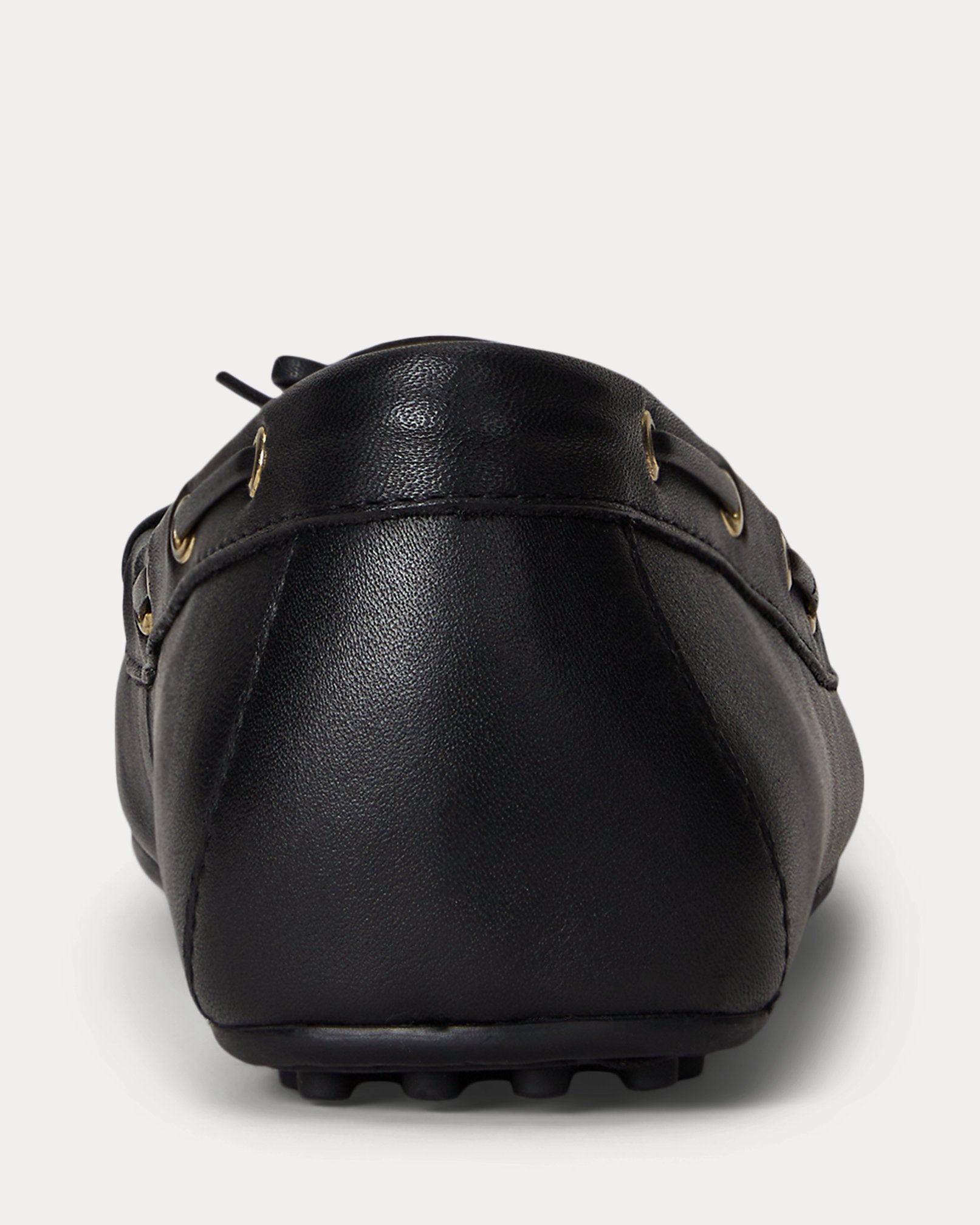 Ralph Lauren Wylie Nappa Leather Driver Black