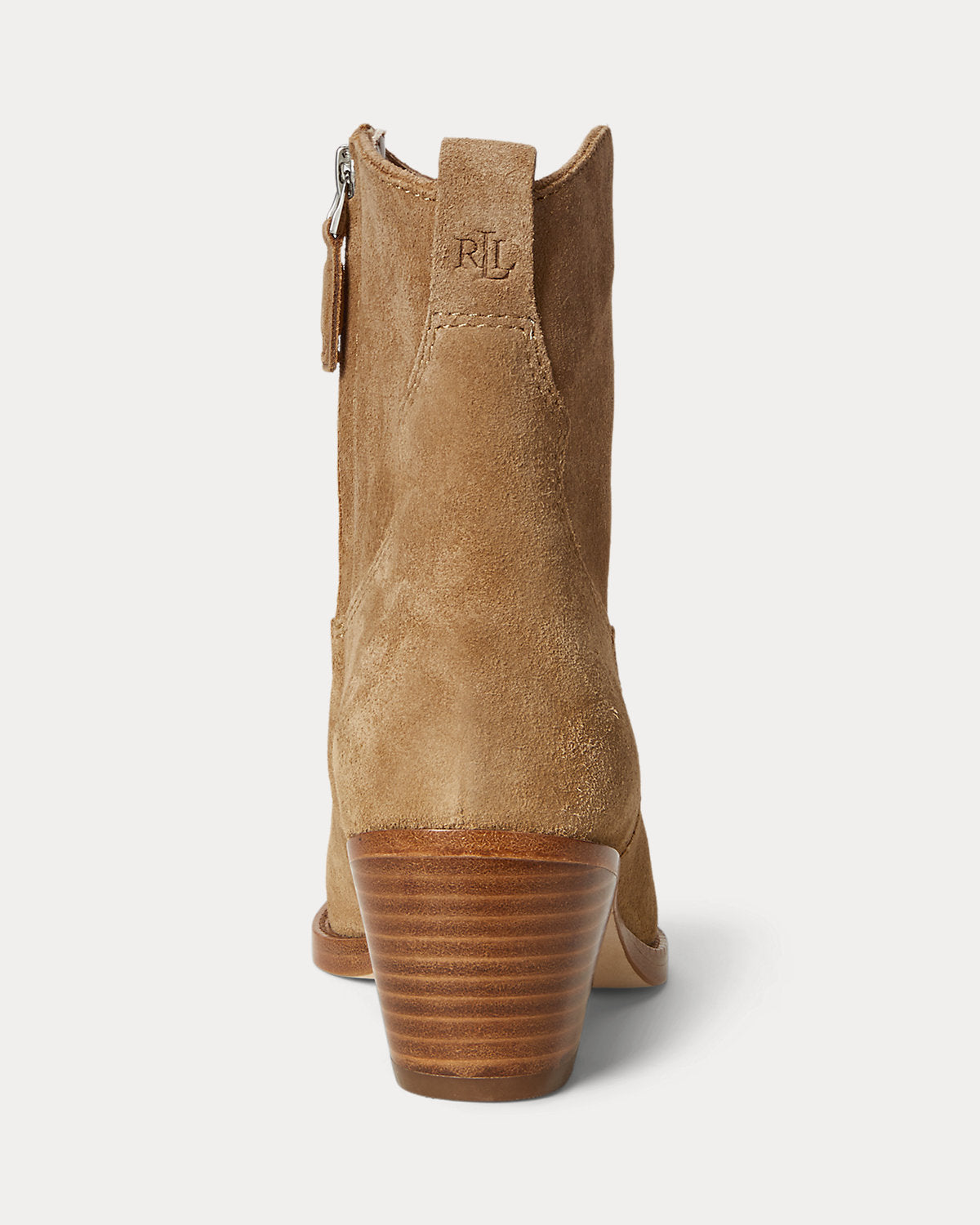 Ralph Lauren Harpher Suede Bootie Camel