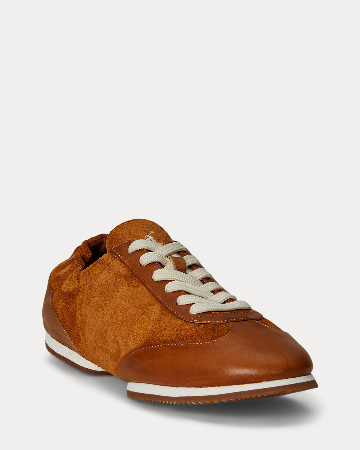 Ralph Lauren The Leathersuede Pony Ballerina Sneaker Rum