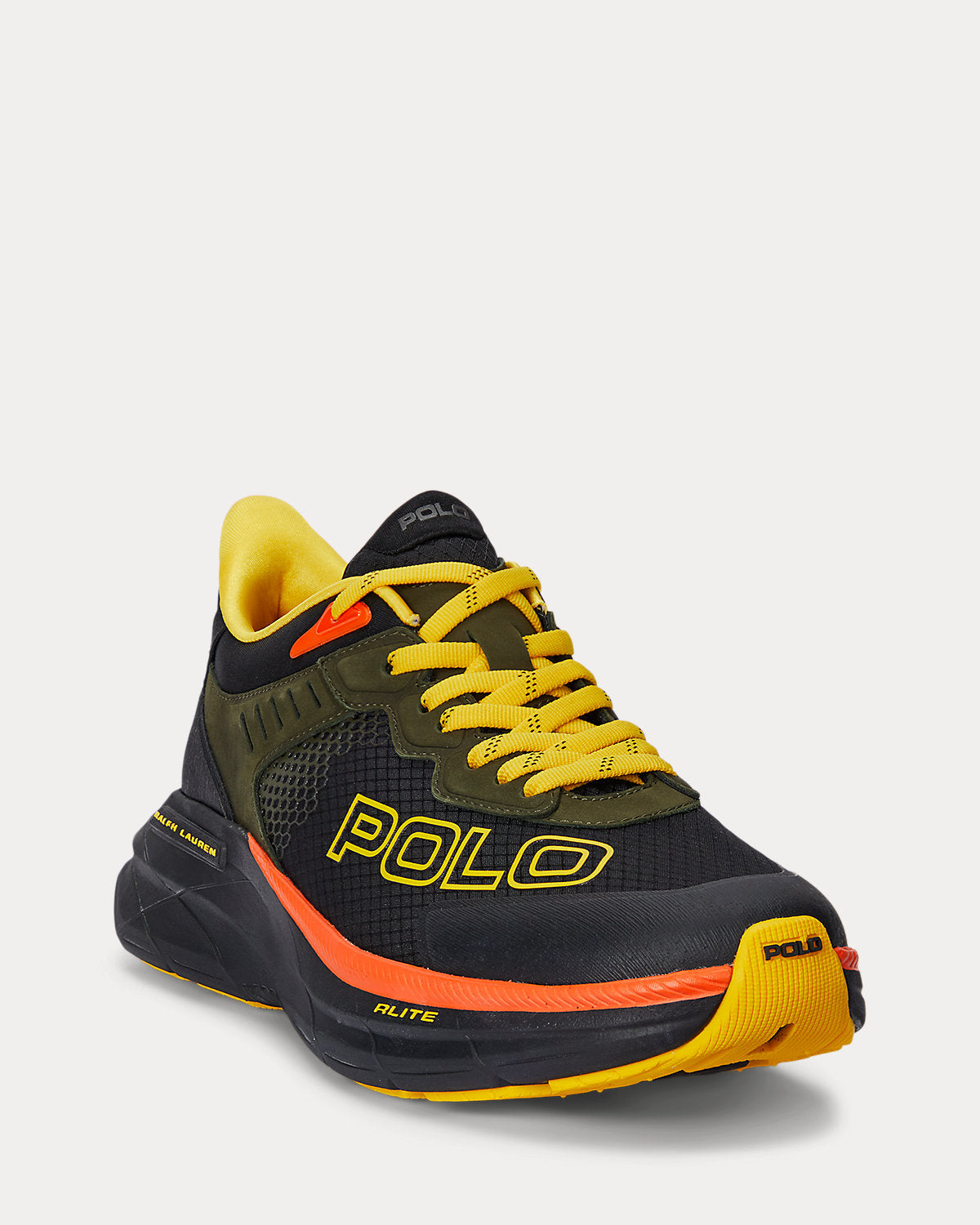 Ralph Lauren Court Blade Ripstop Nubuck Sneaker Olive