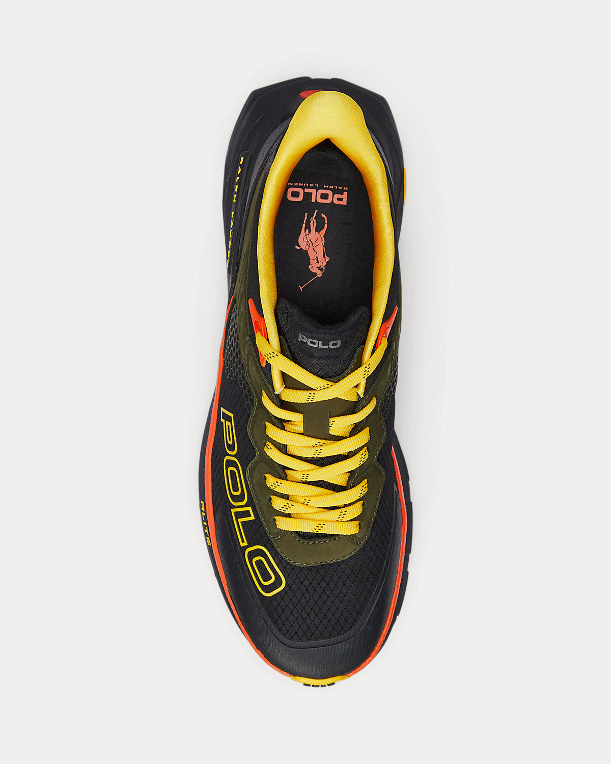 Ralph Lauren Court Blade Ripstop Nubuck Sneaker Olive