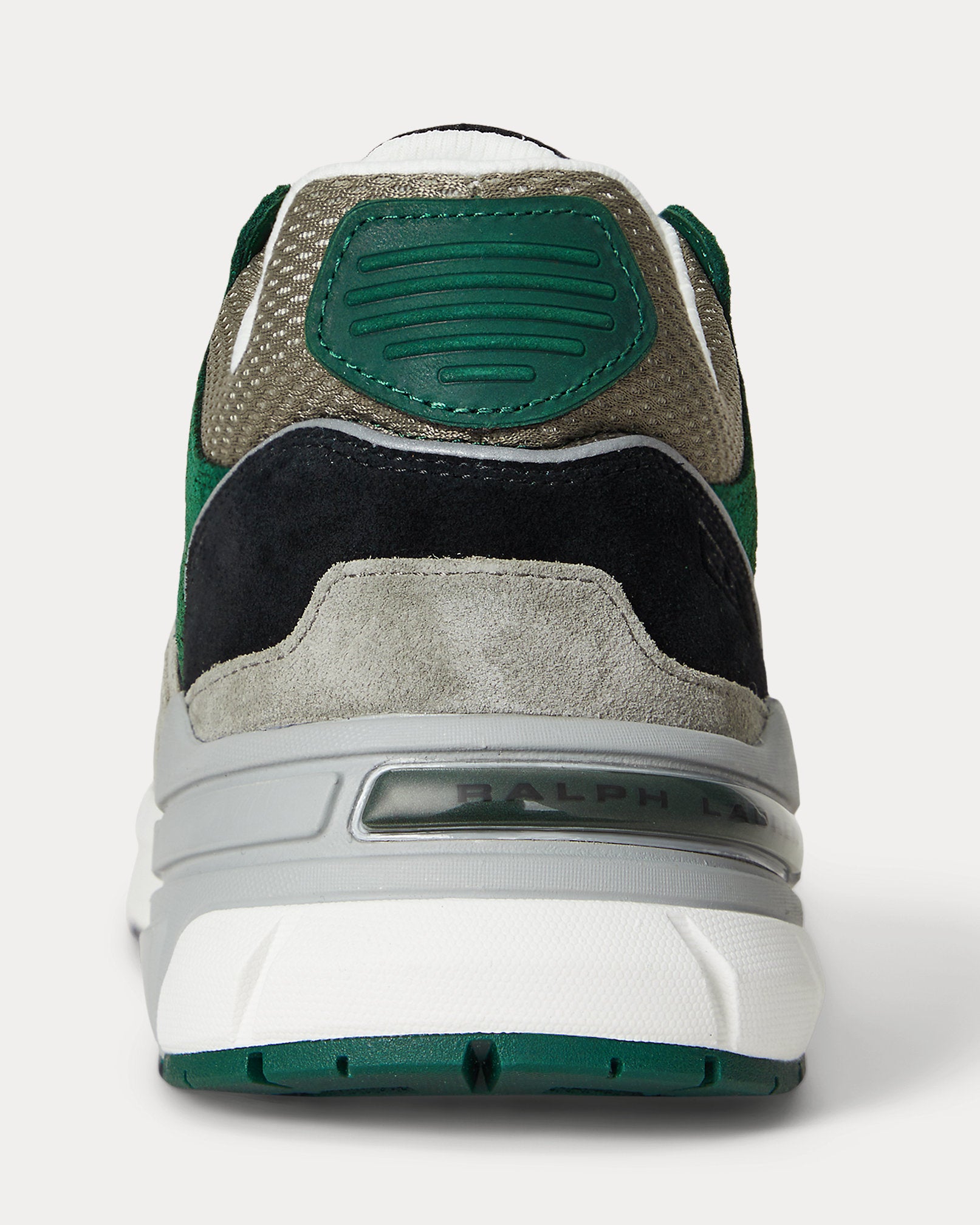 Ralph Lauren Trackster 250 Suede Mesh Sneaker Forest
