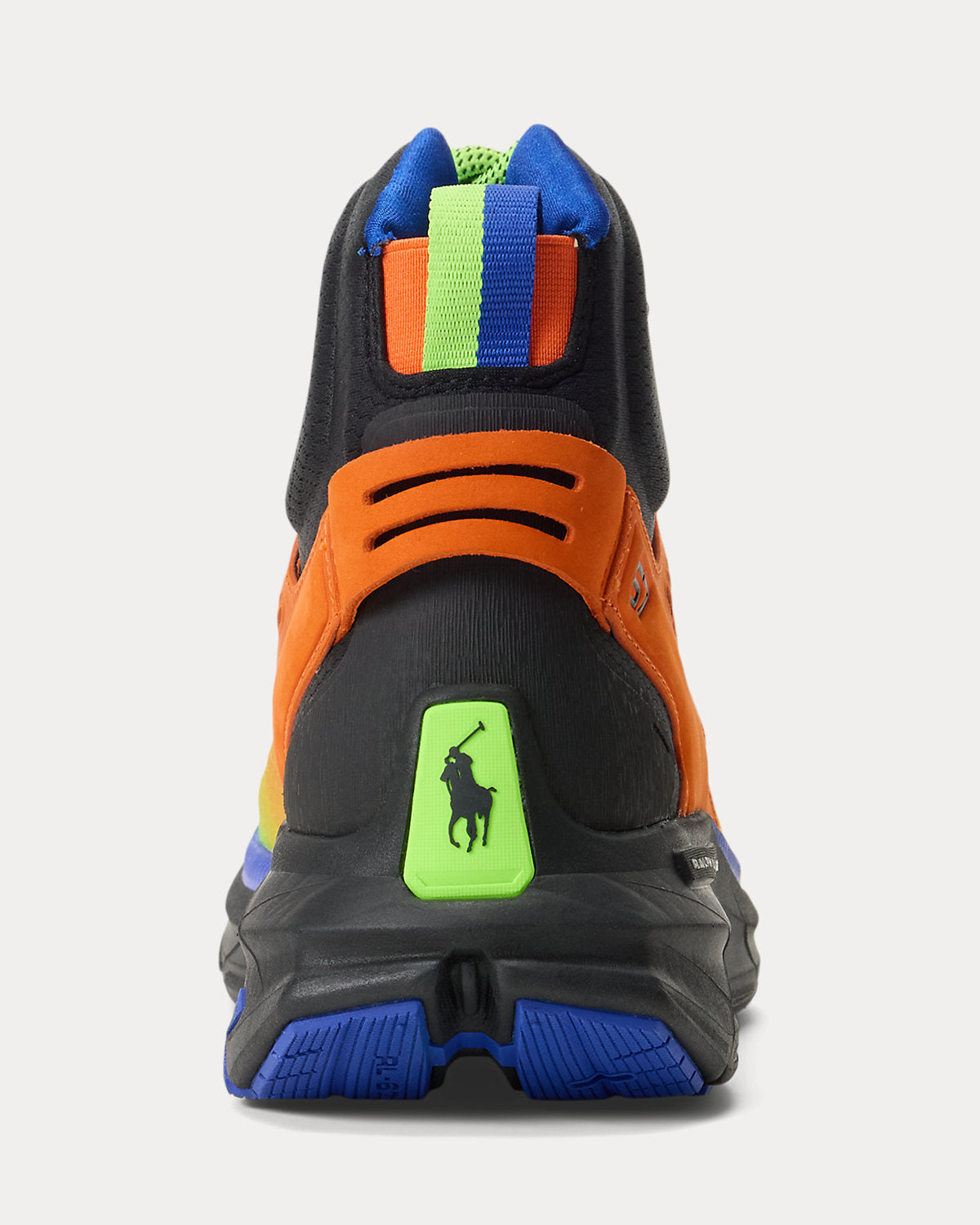 Ralph Lauren Court Blade Mid Hightop Sneaker Fluorescent