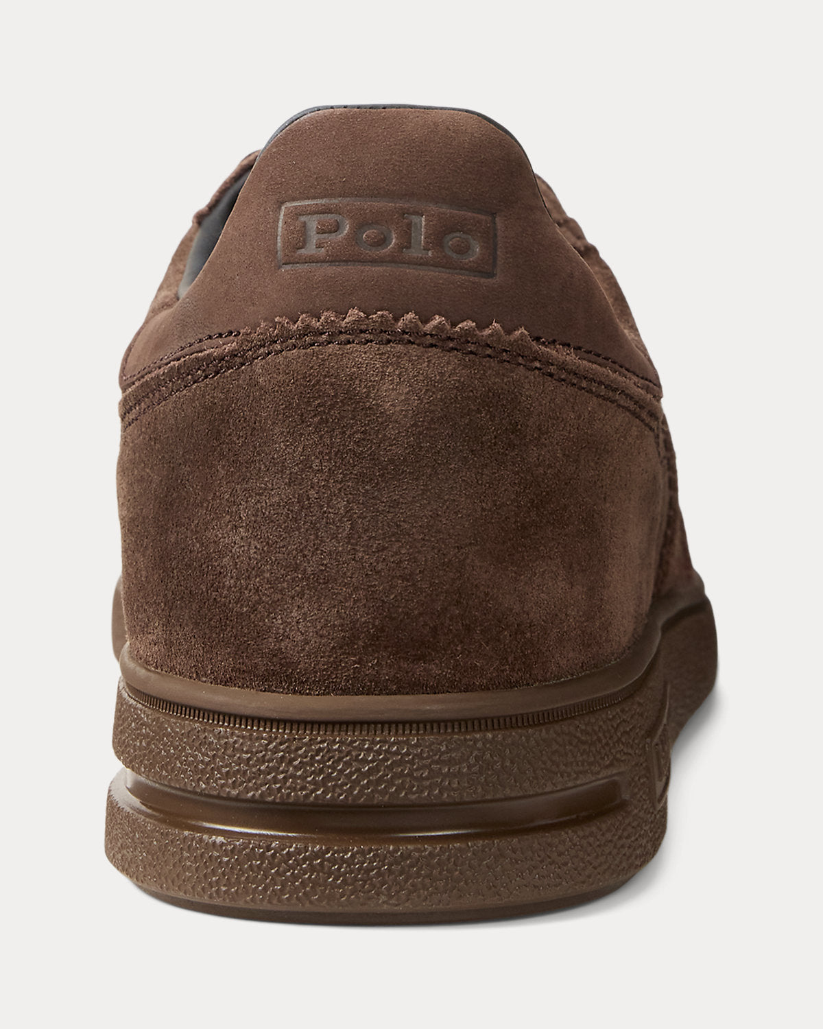 Ralph Lauren Bedford Suede Sneaker Dark Brown