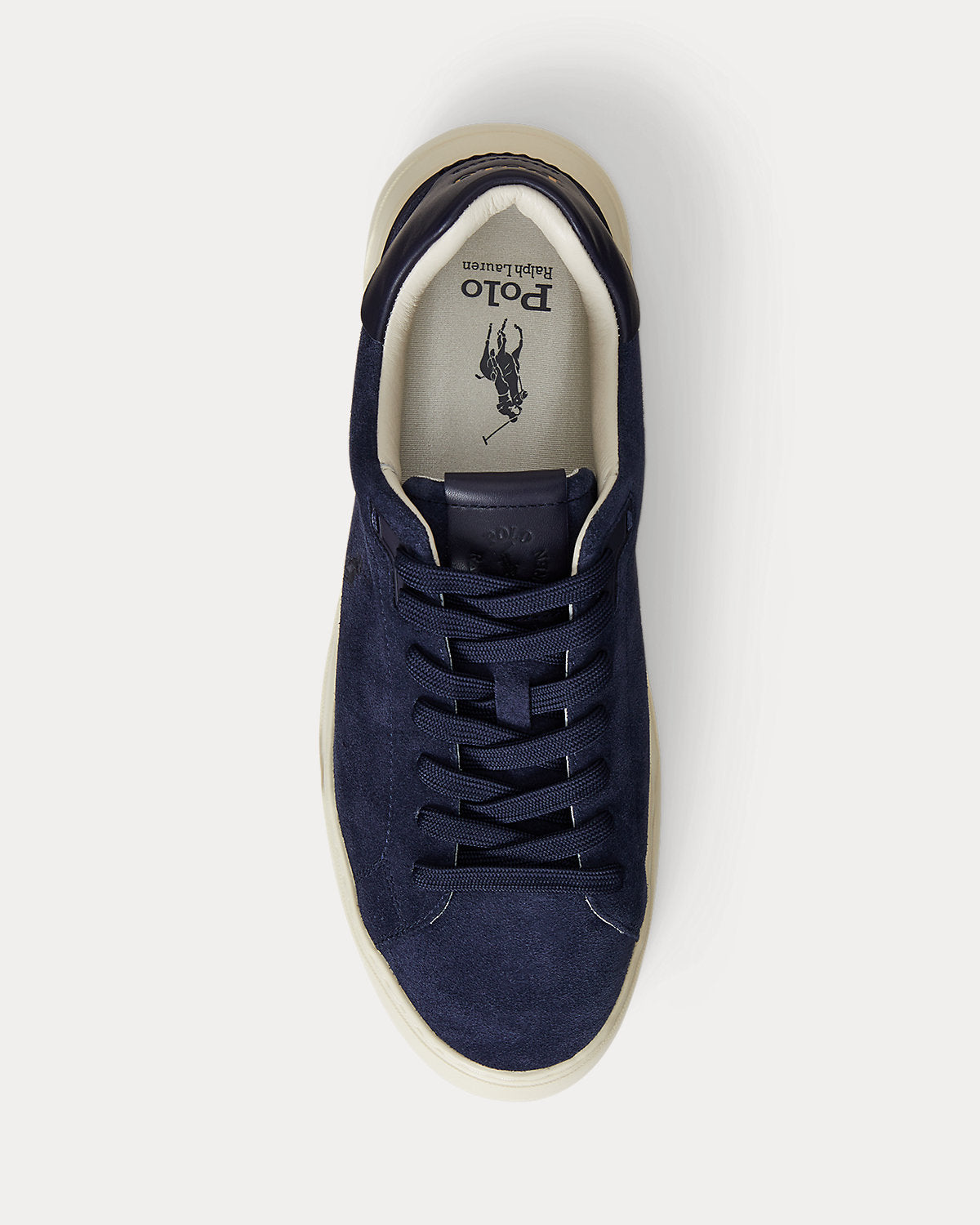 Ralph Lauren Rlite Court Suede Sneaker Navy