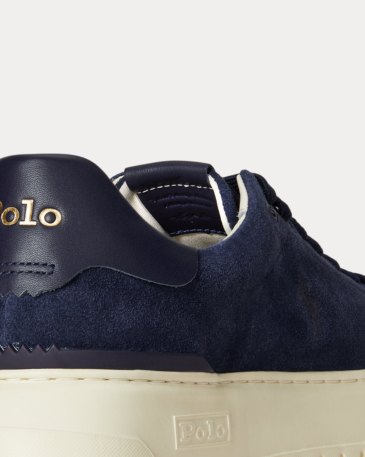 Ralph Lauren Rlite Court Suede Sneaker Navy