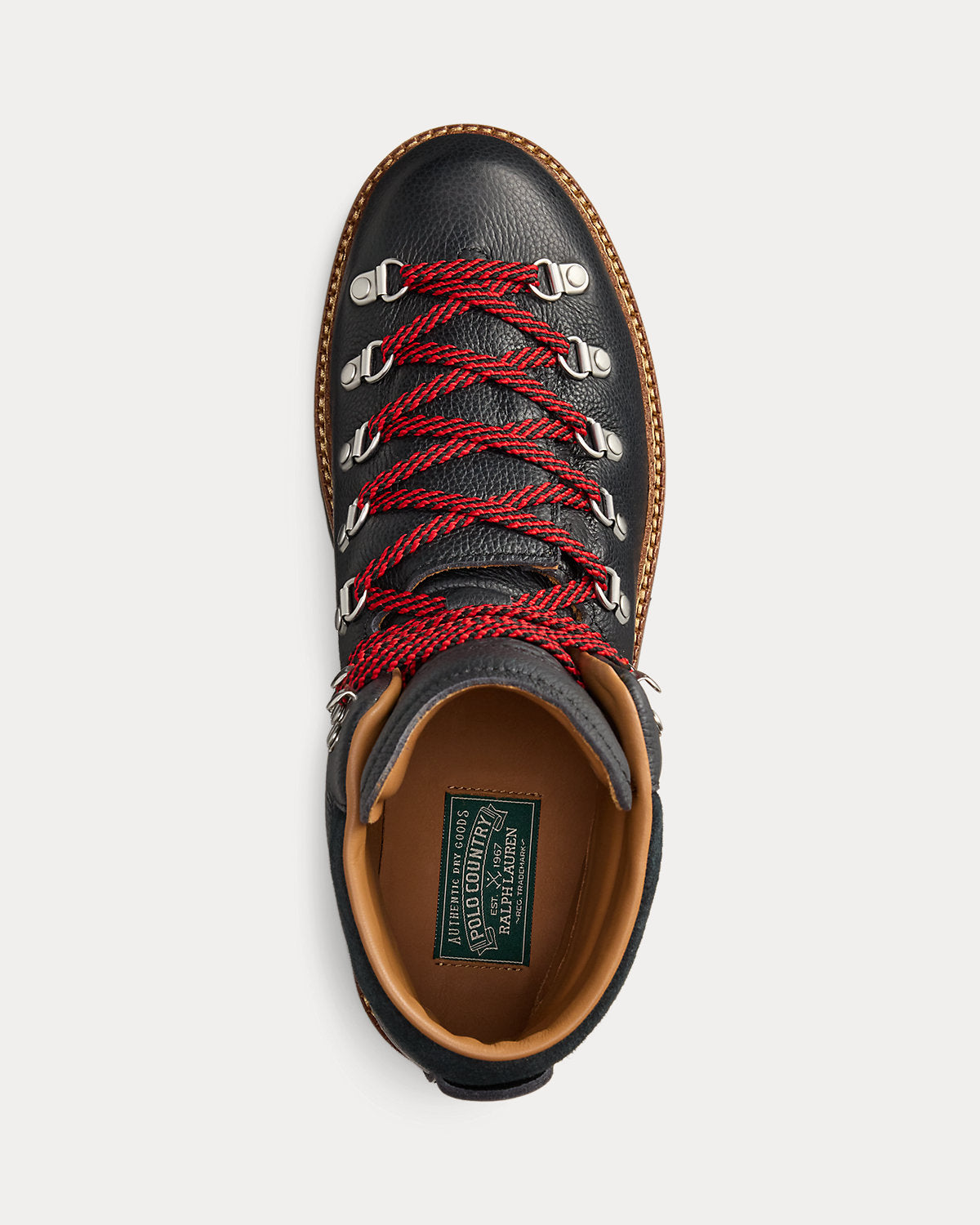 Ralph Lauren Alpine Leather Trail Boot Black