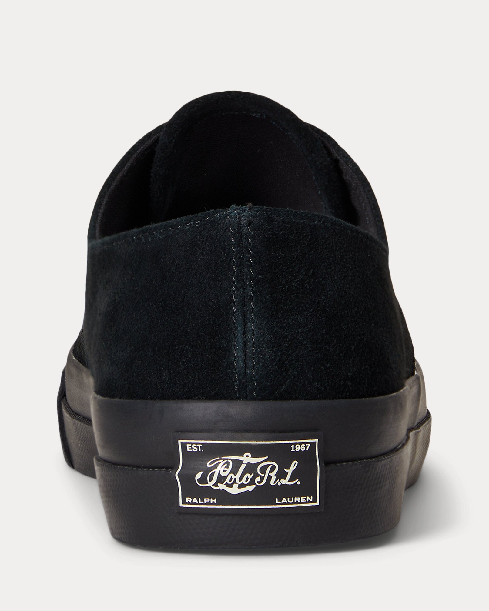 Ralph Lauren Keaton Suede Sneaker Black