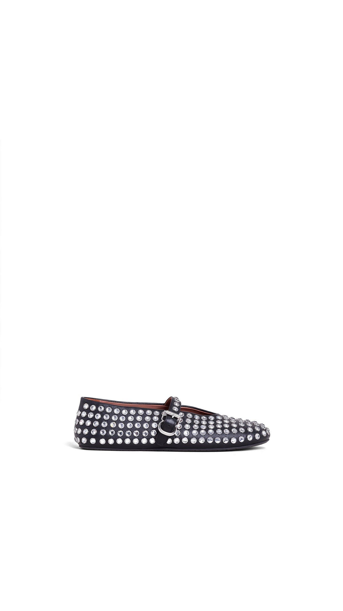 Alaïa Strass Lambskin Ballet Flats