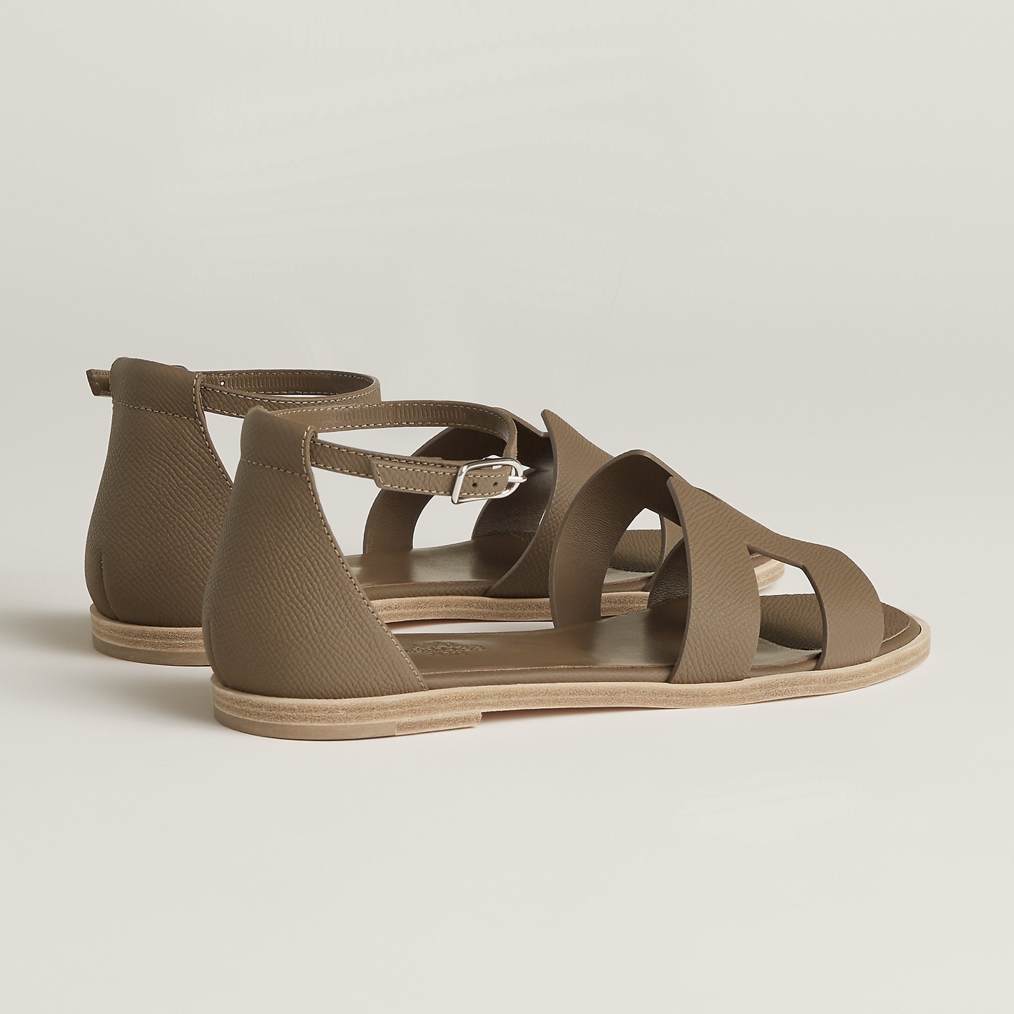 Hermes Santorini Sandal Toupe